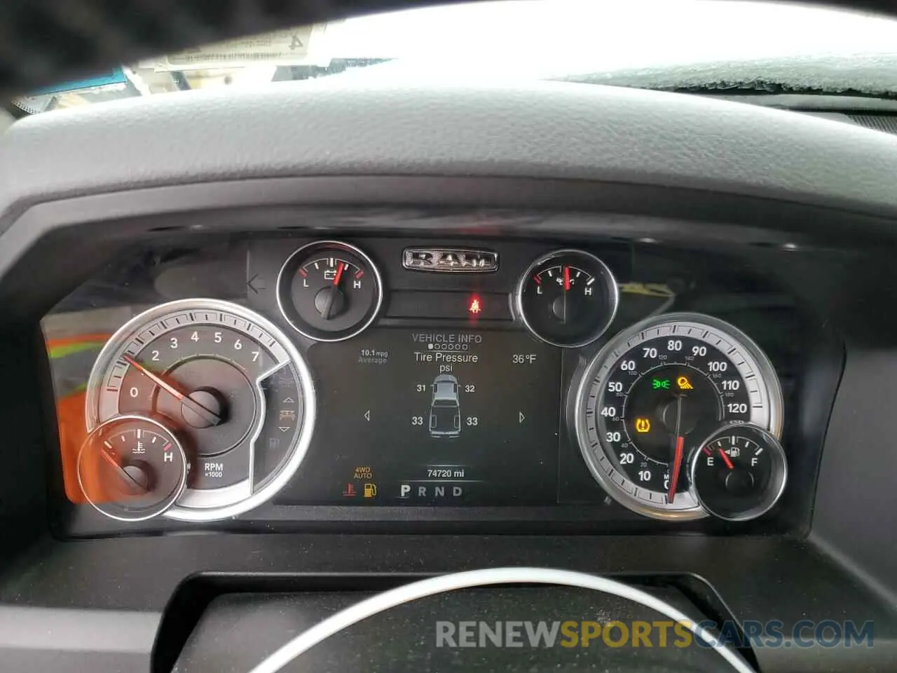 9 fotografías del automóvil dañado 1C6RR7TT0KS727620 RAM 1500 2019
