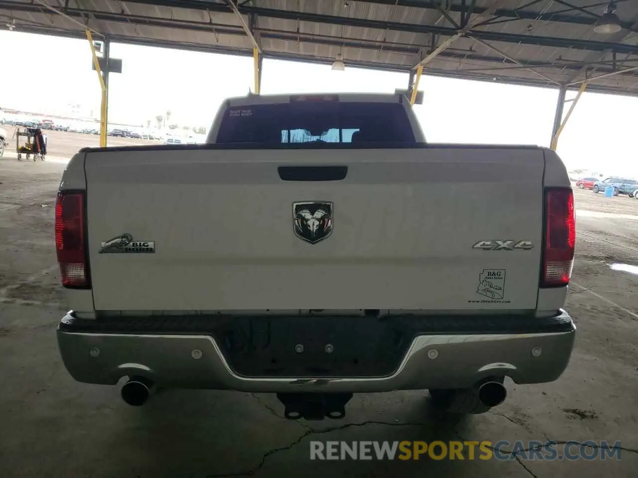6 fotografías del automóvil dañado 1C6RR7TT5KS566231 RAM 1500 2019