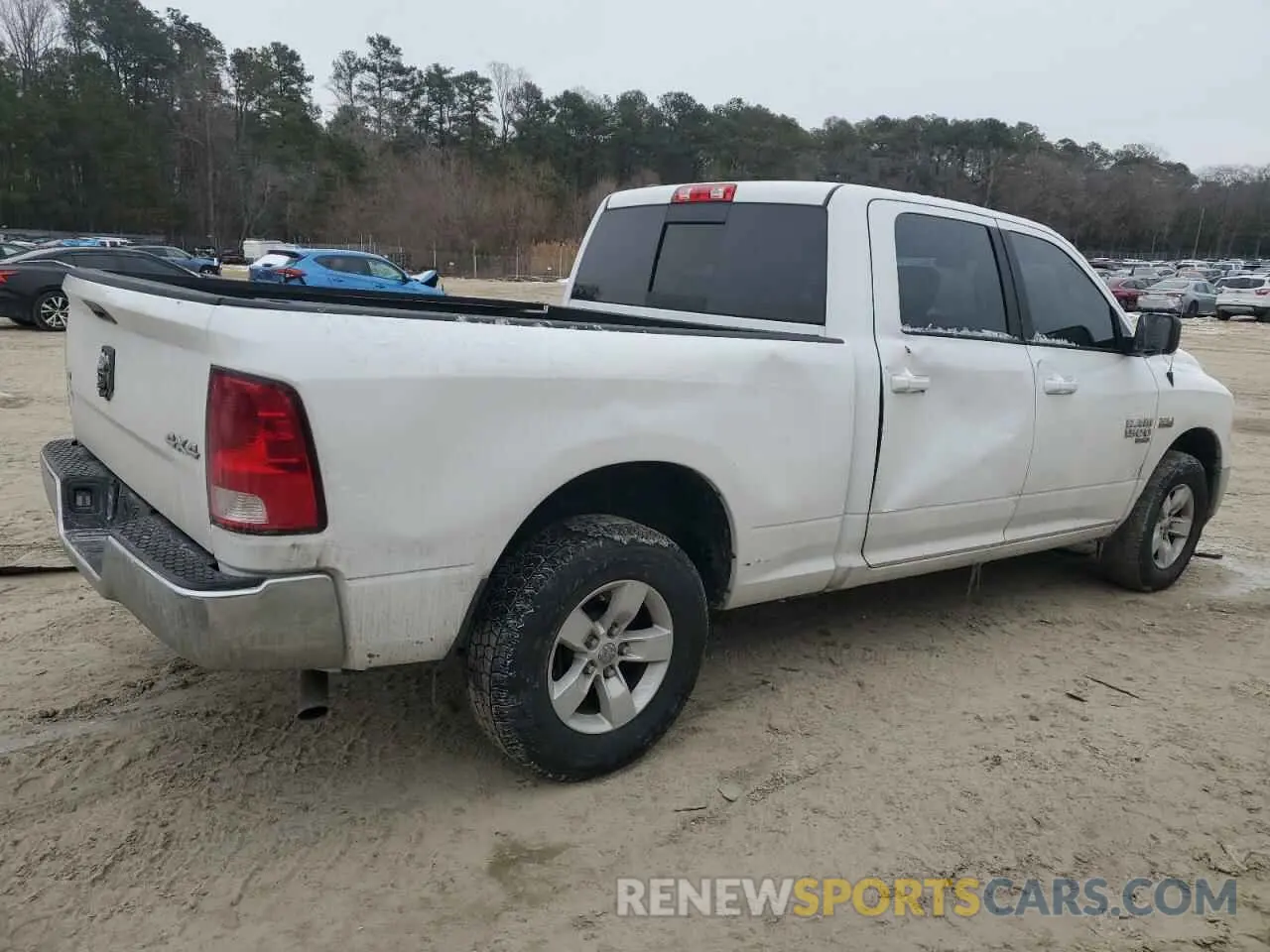 3 fotografías del automóvil dañado 1C6RR7TT6KS696275 RAM 1500 2019