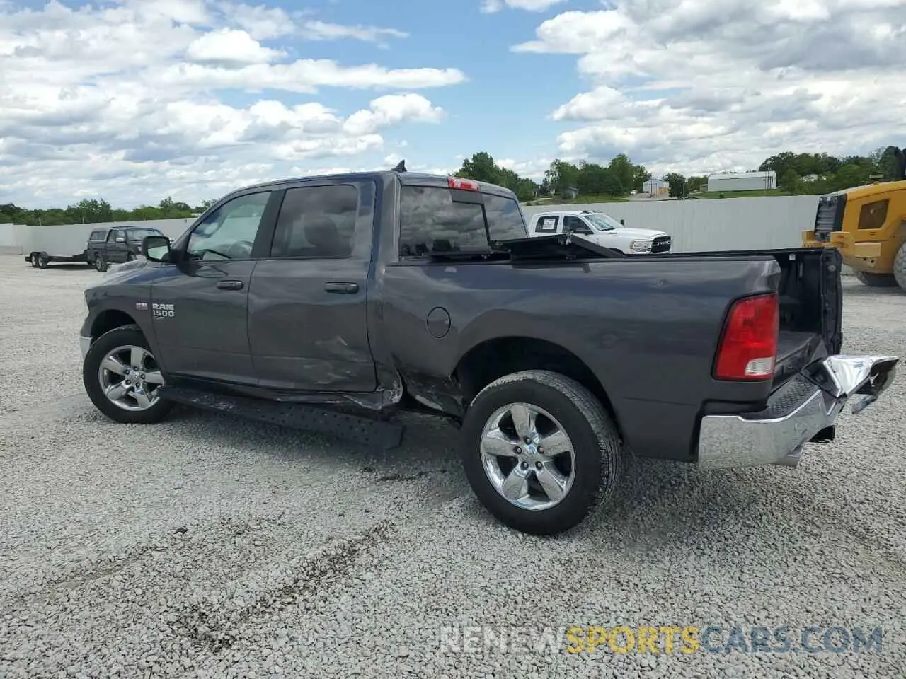 2 fotografías del automóvil dañado 1C6RR7TT6KS714595 RAM 1500 2019