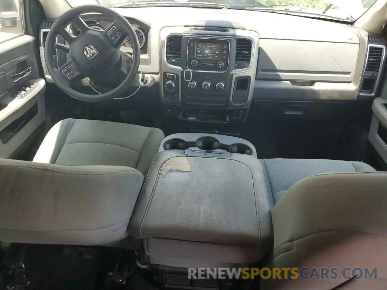 8 fotografías del automóvil dañado 1C6RR7TT6KS714855 RAM 1500 2019