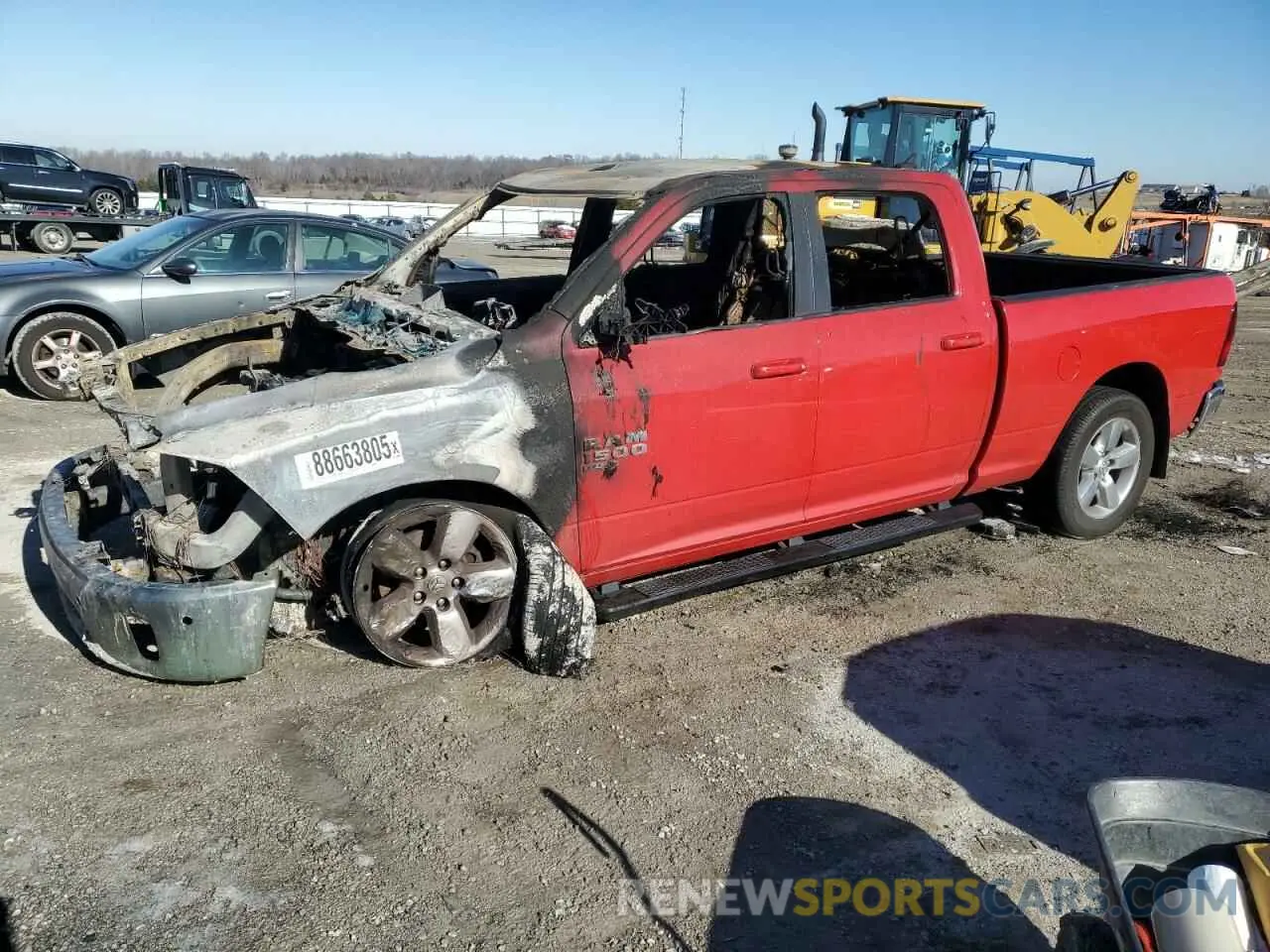 1 fotografías del automóvil dañado 1C6RR7TT7KS687665 RAM 1500 2019