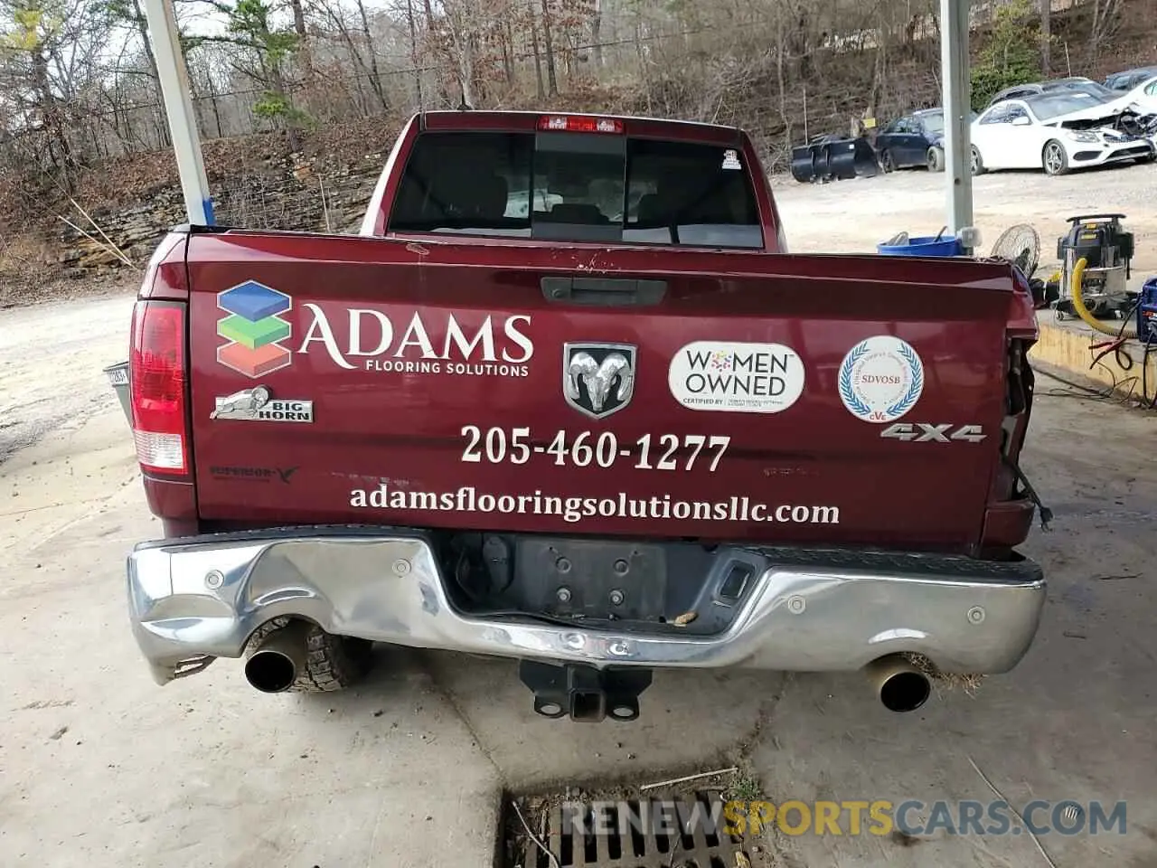 6 fotografías del automóvil dañado 1C6RR7TTXKS714504 RAM 1500 2019