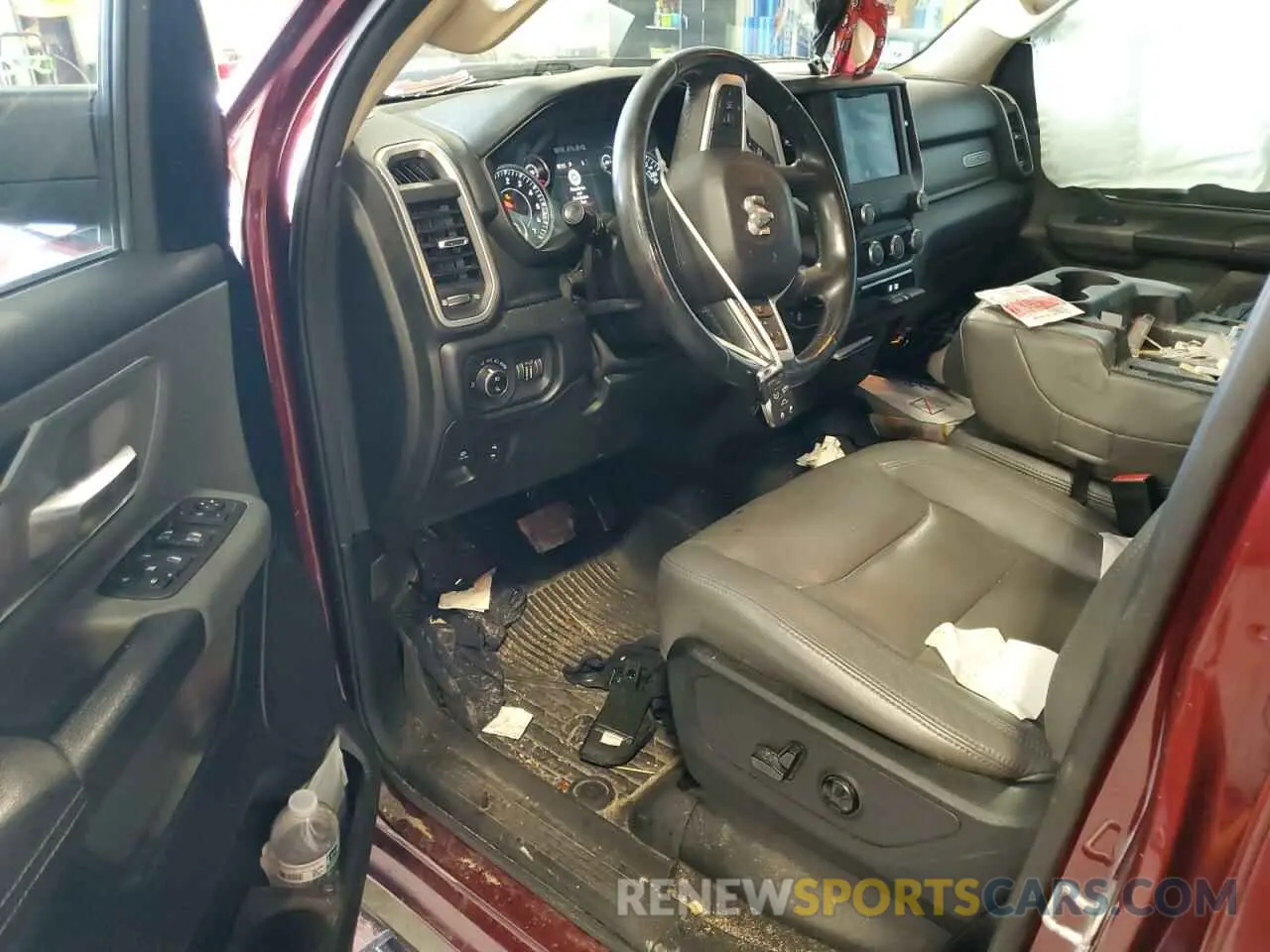 8 fotografías del automóvil dañado 1C6RREBT3KN639486 RAM 1500 2019