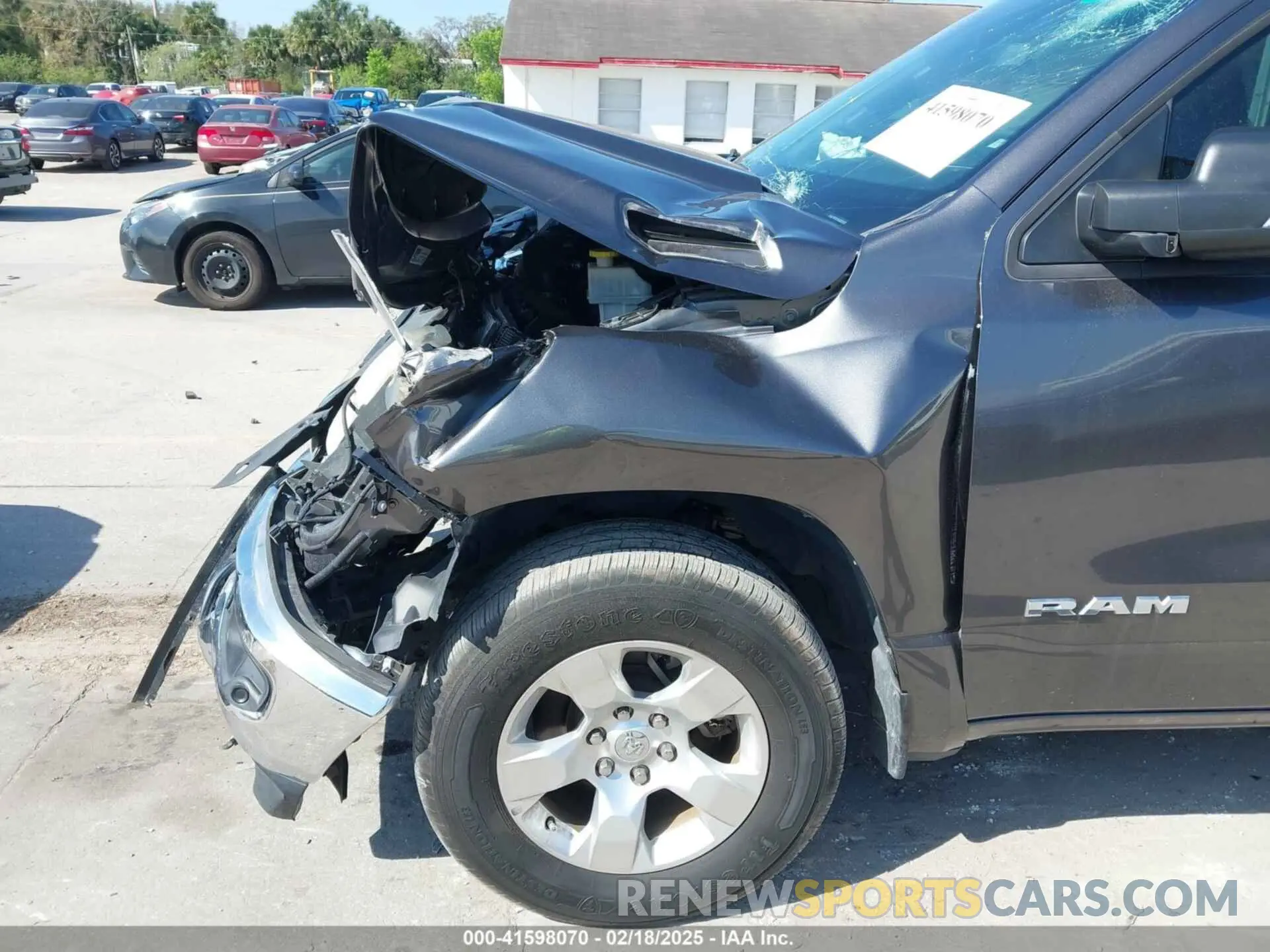 6 fotografías del automóvil dañado 1C6RREBT7KN905172 RAM 1500 2019