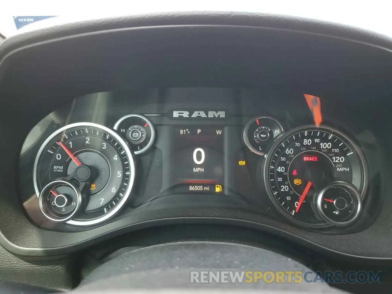 9 fotografías del automóvil dañado 1C6RREBT8KN747408 RAM 1500 2019