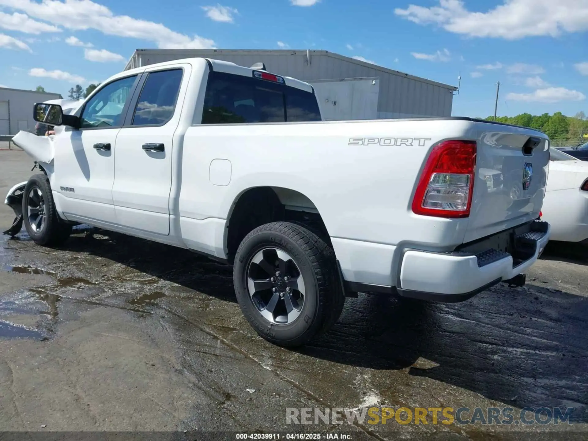 3 fotografías del automóvil dañado 1C6RRECT2KN596550 RAM 1500 2019
