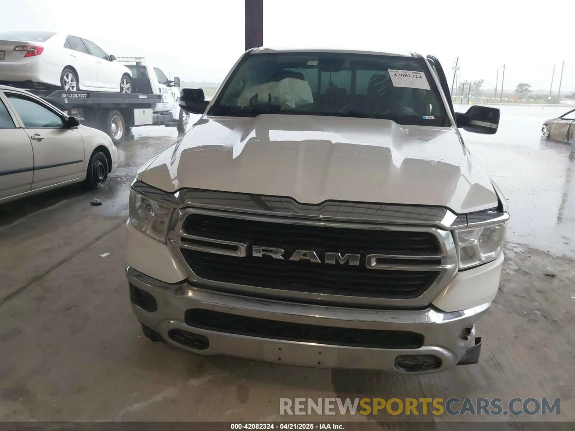12 fotografías del automóvil dañado 1C6RREFT0KN604351 RAM 1500 2019