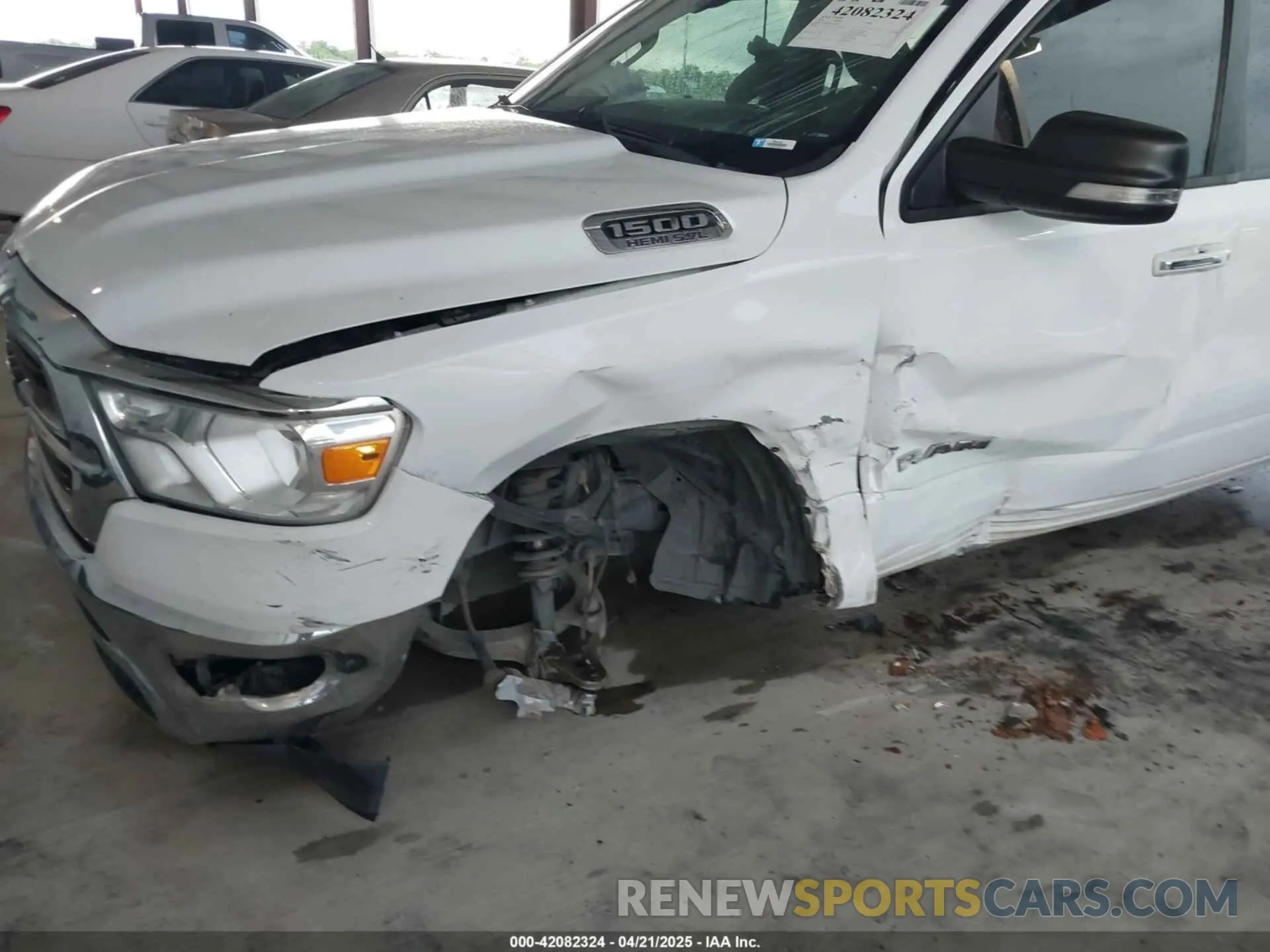 6 fotografías del automóvil dañado 1C6RREFT0KN604351 RAM 1500 2019