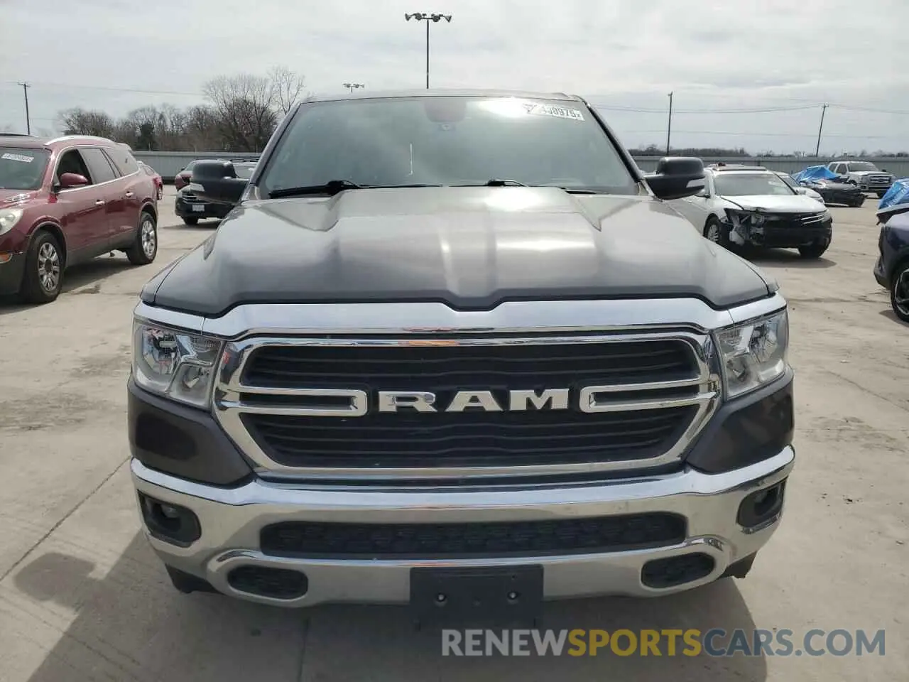 5 fotografías del automóvil dañado 1C6RREFT0KN745503 RAM 1500 2019