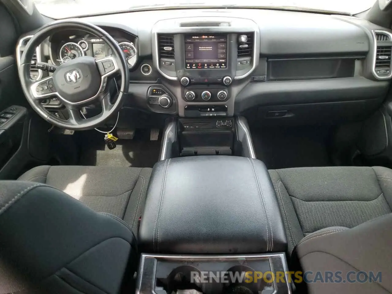 8 fotografías del automóvil dañado 1C6RREFT0KN745503 RAM 1500 2019