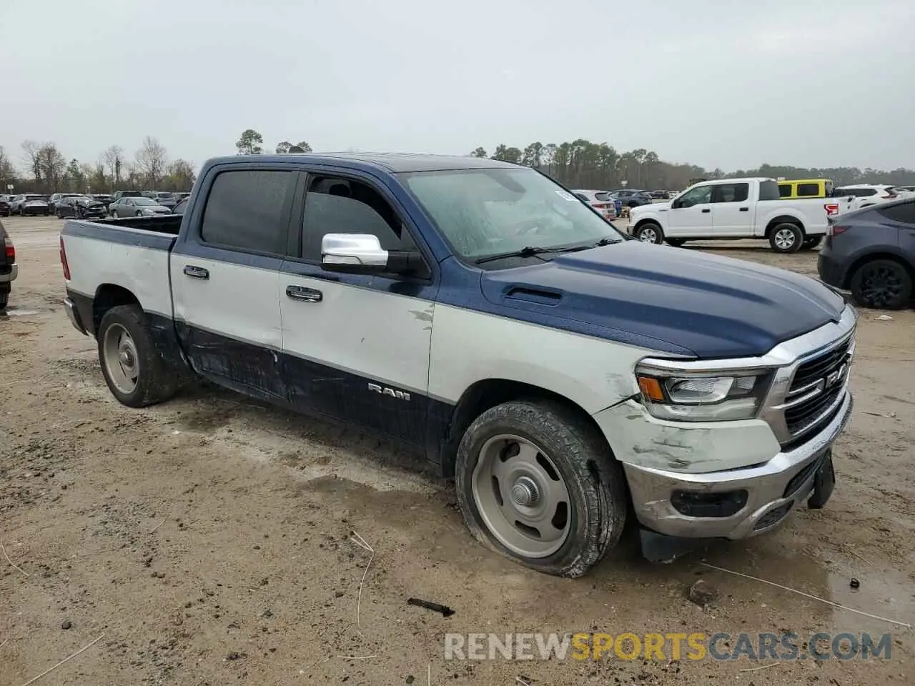 4 fotografías del automóvil dañado 1C6RREFT2KN530950 RAM 1500 2019