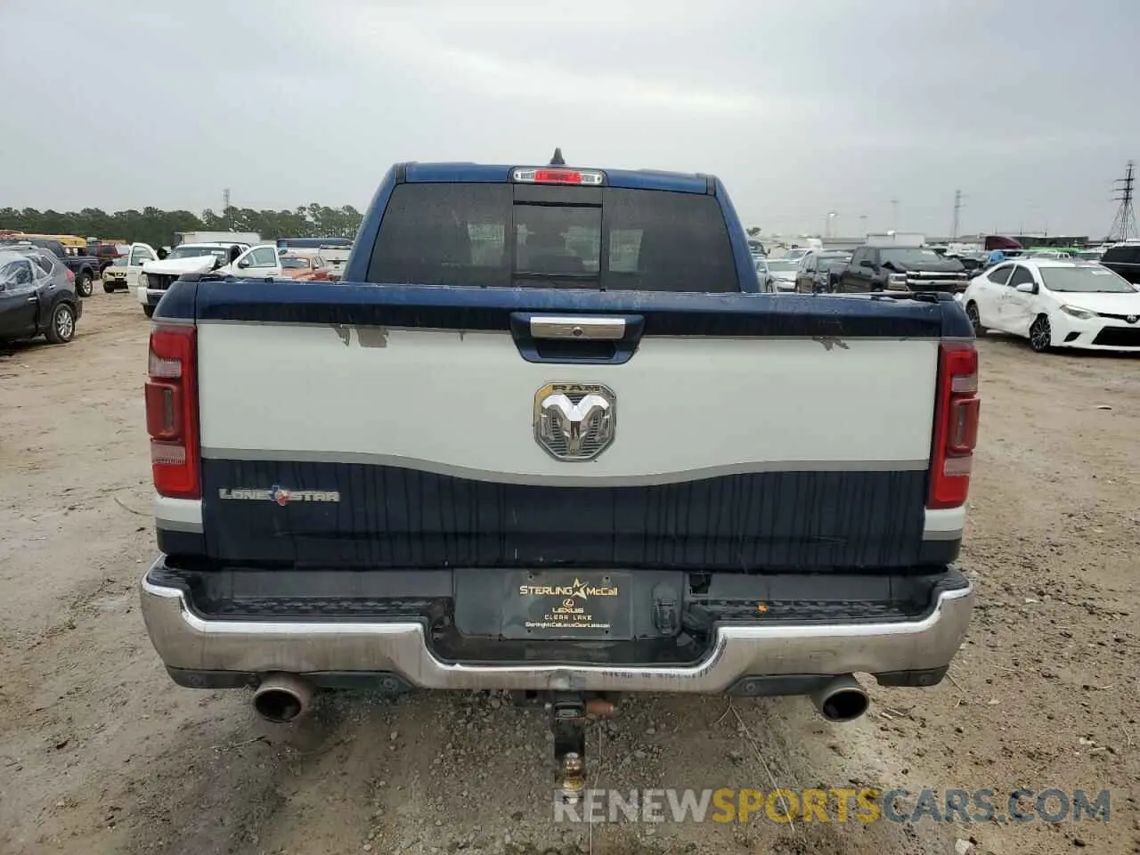6 fotografías del automóvil dañado 1C6RREFT2KN530950 RAM 1500 2019