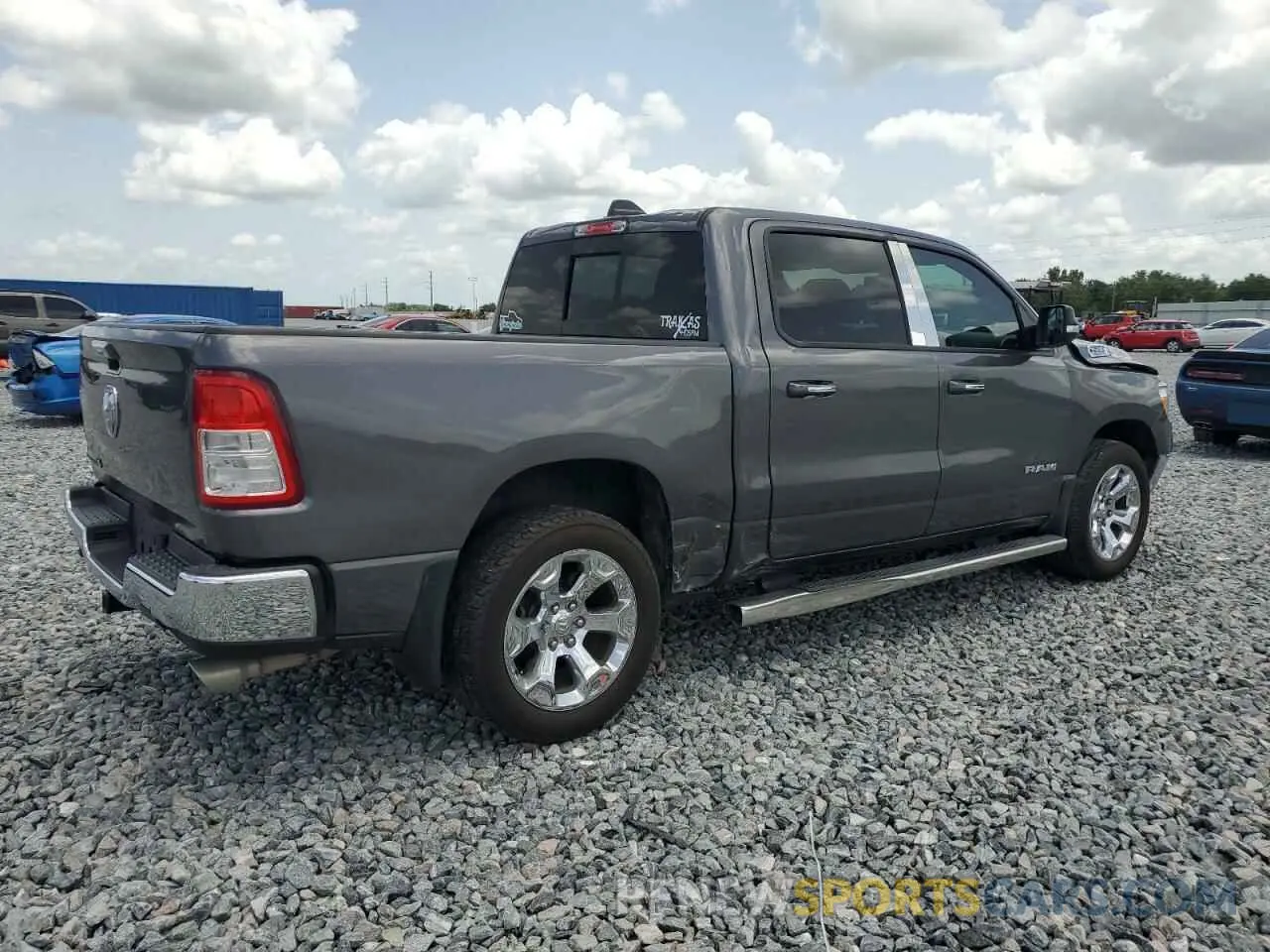 3 fotografías del automóvil dañado 1C6RREFT3KN745849 RAM 1500 2019