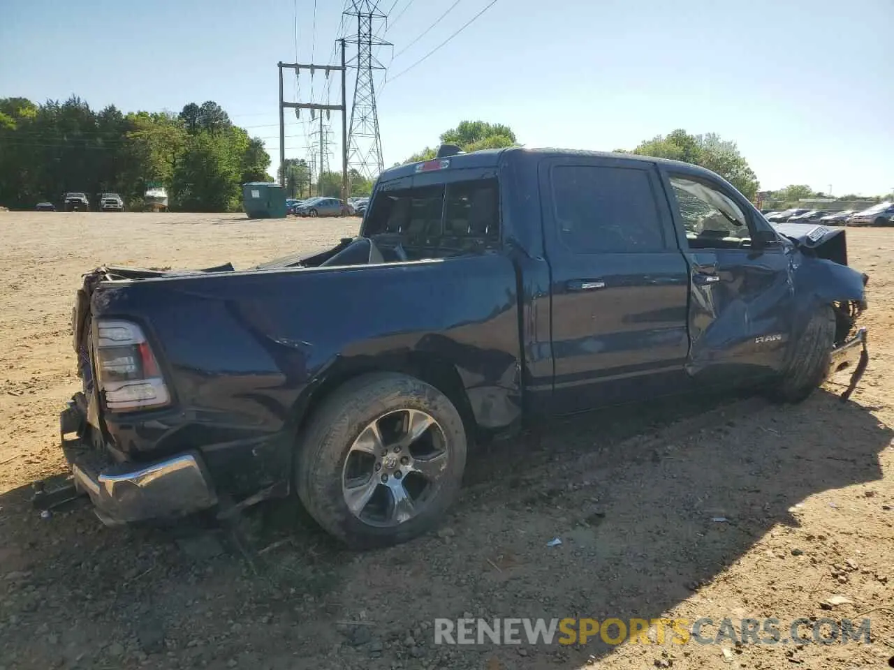 3 fotografías del automóvil dañado 1C6RREFT3KN828147 RAM 1500 2019
