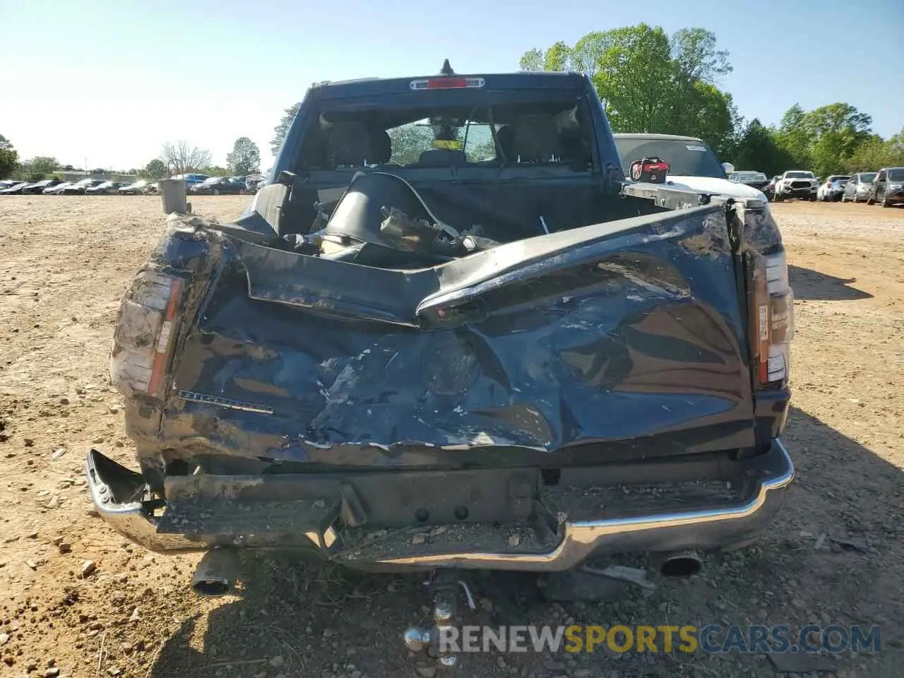 6 fotografías del automóvil dañado 1C6RREFT3KN828147 RAM 1500 2019