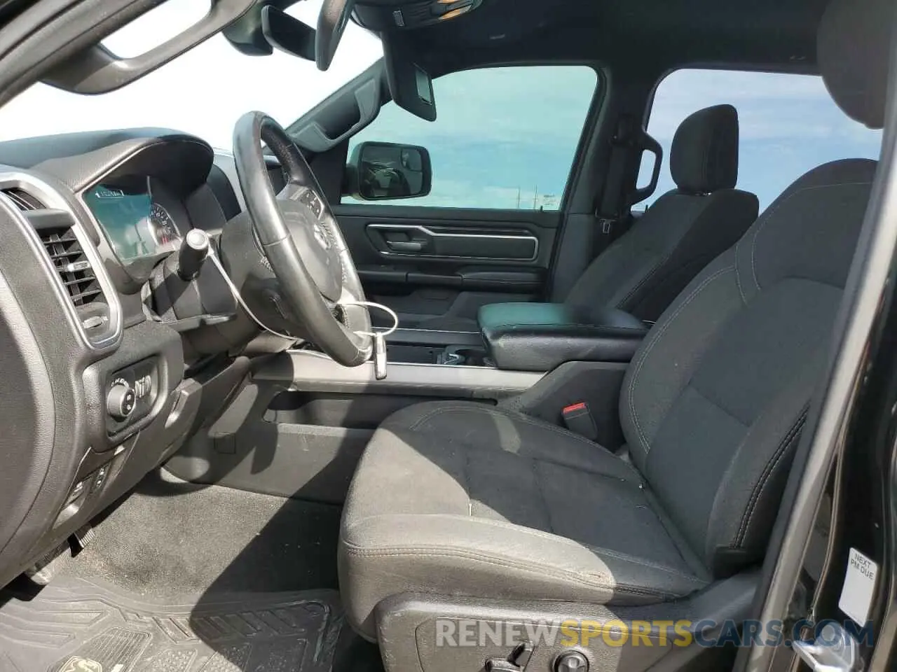 7 fotografías del automóvil dañado 1C6RREFT4KN851453 RAM 1500 2019