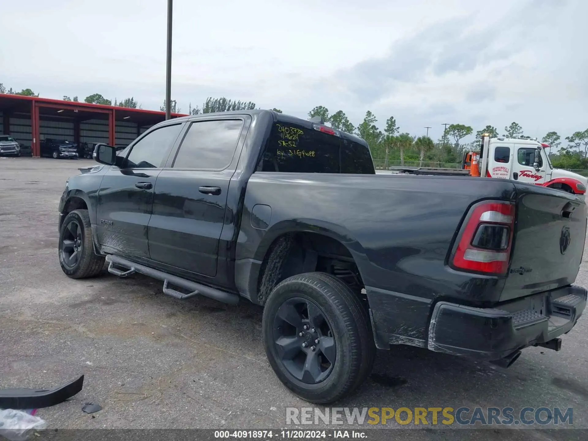 3 fotografías del automóvil dañado 1C6RREFT4KN852103 RAM 1500 2019