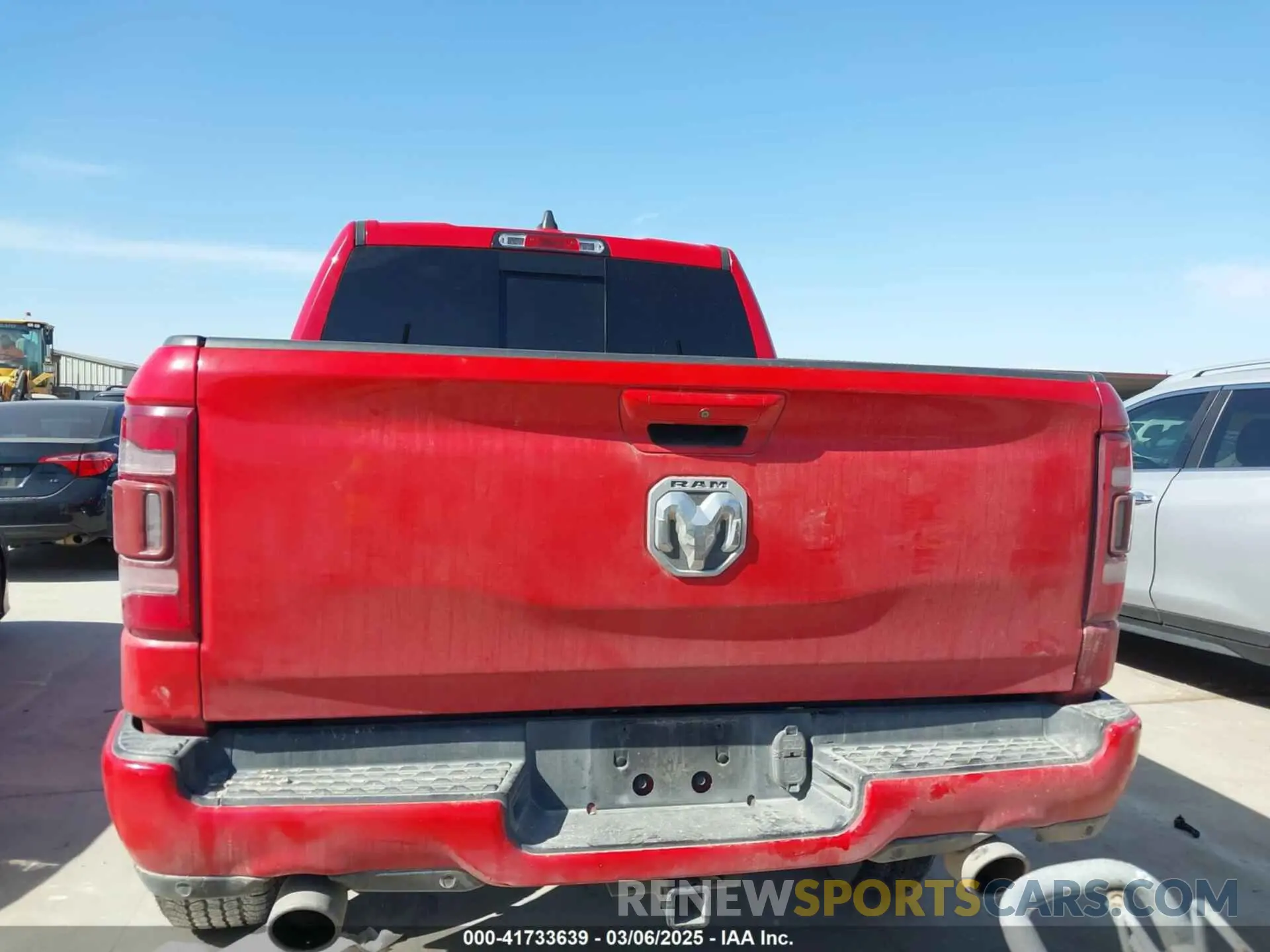 16 fotografías del automóvil dañado 1C6RREFT5KN548004 RAM 1500 2019