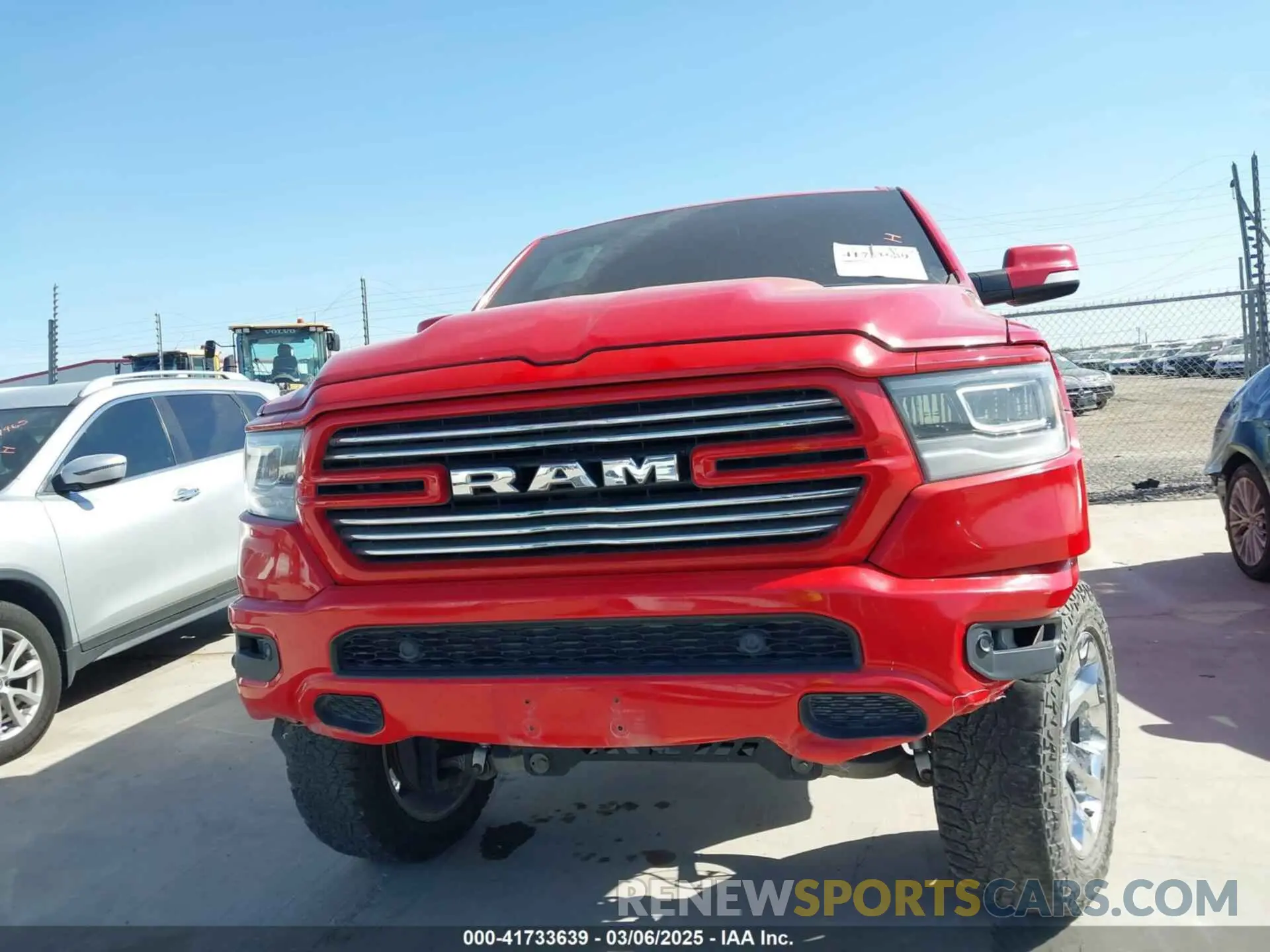 6 fotografías del automóvil dañado 1C6RREFT5KN548004 RAM 1500 2019