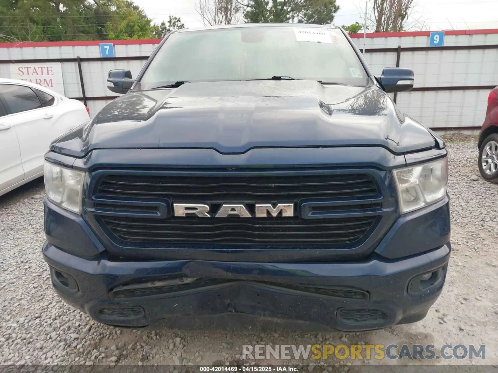 12 fotografías del automóvil dañado 1C6RREFT5KN590642 RAM 1500 2019