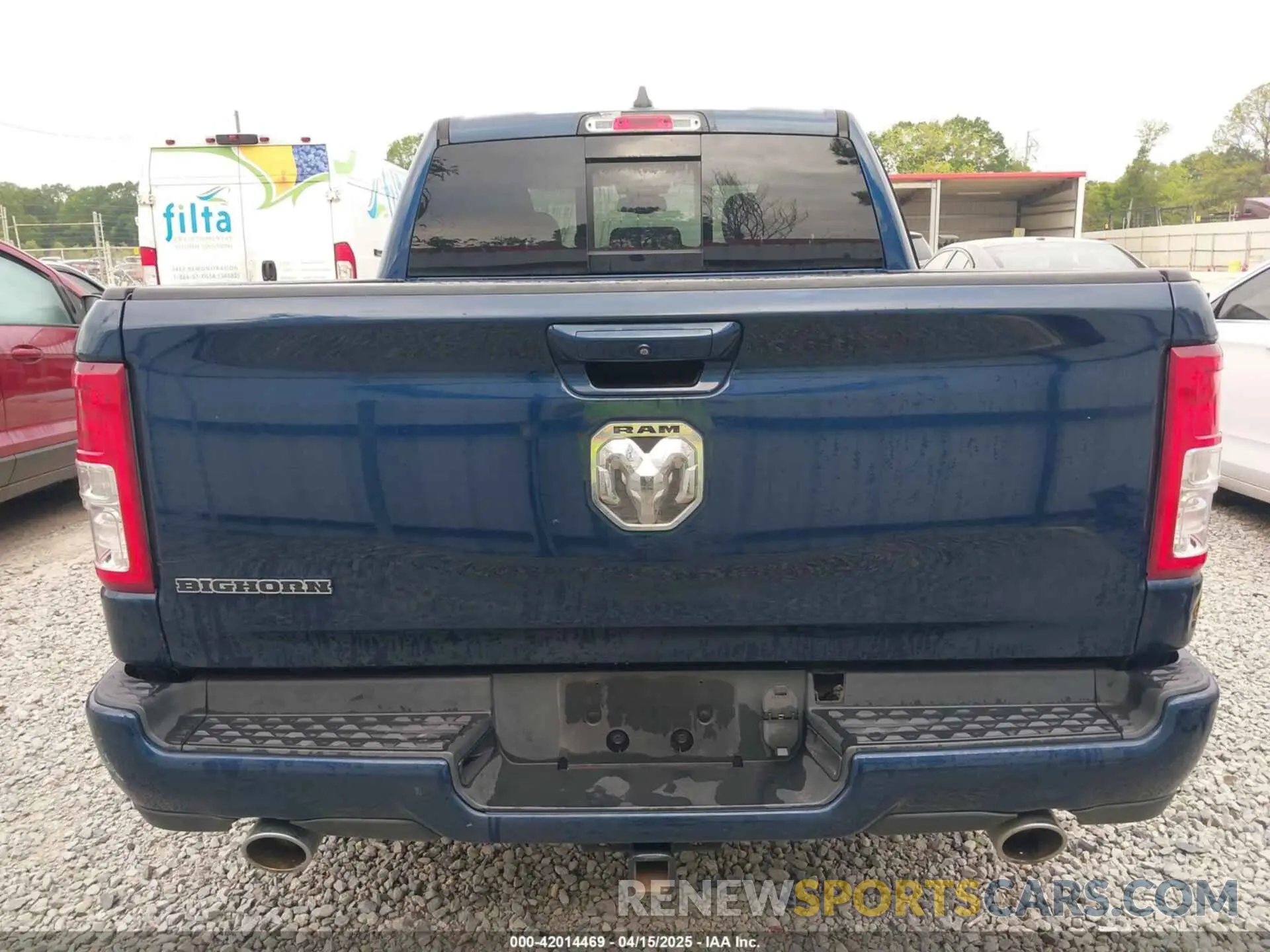 16 fotografías del automóvil dañado 1C6RREFT5KN590642 RAM 1500 2019