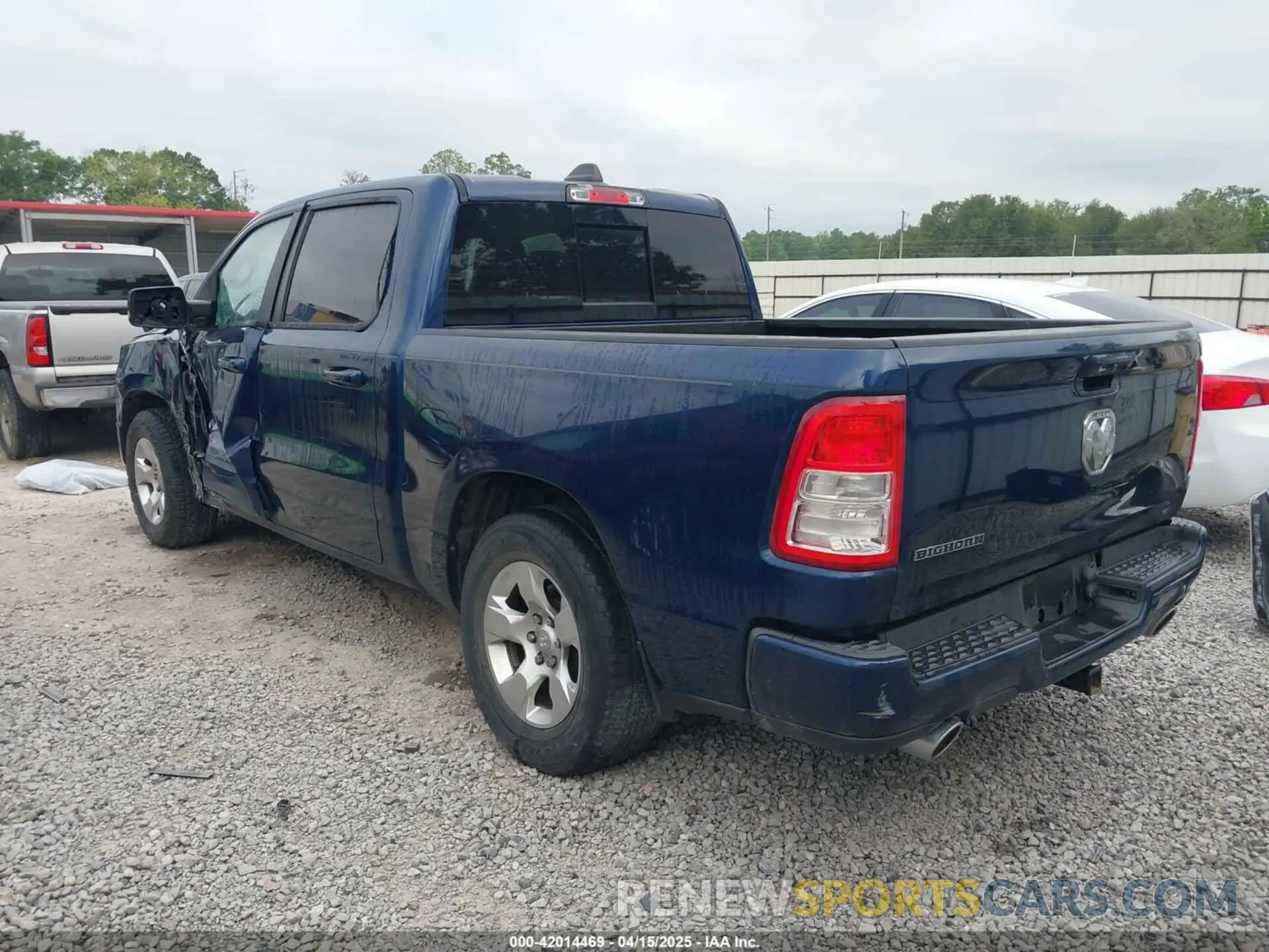 3 fotografías del automóvil dañado 1C6RREFT5KN590642 RAM 1500 2019