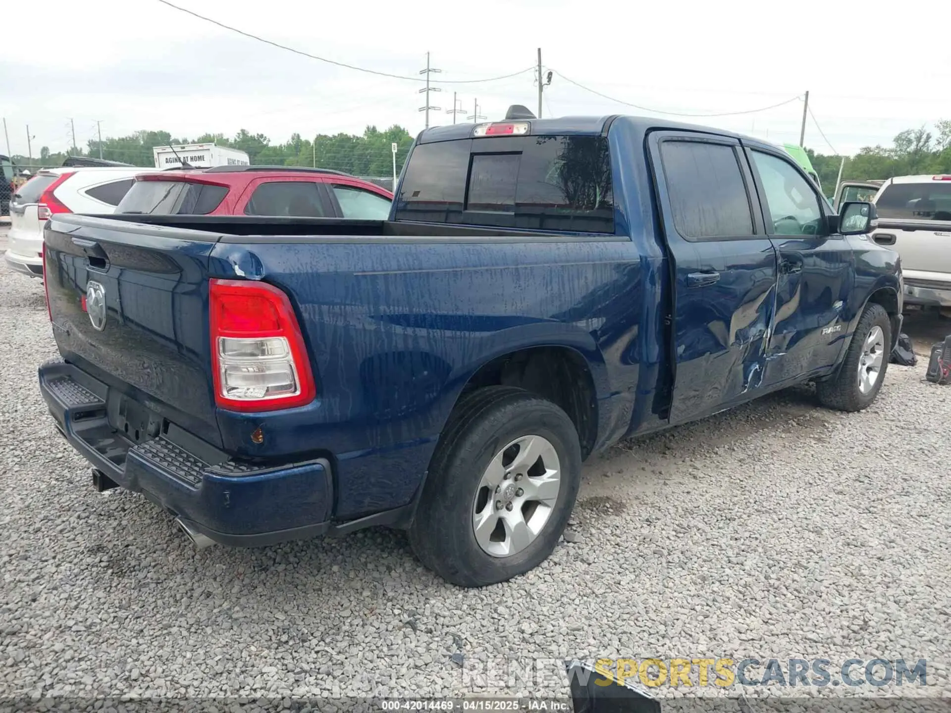 4 fotografías del automóvil dañado 1C6RREFT5KN590642 RAM 1500 2019