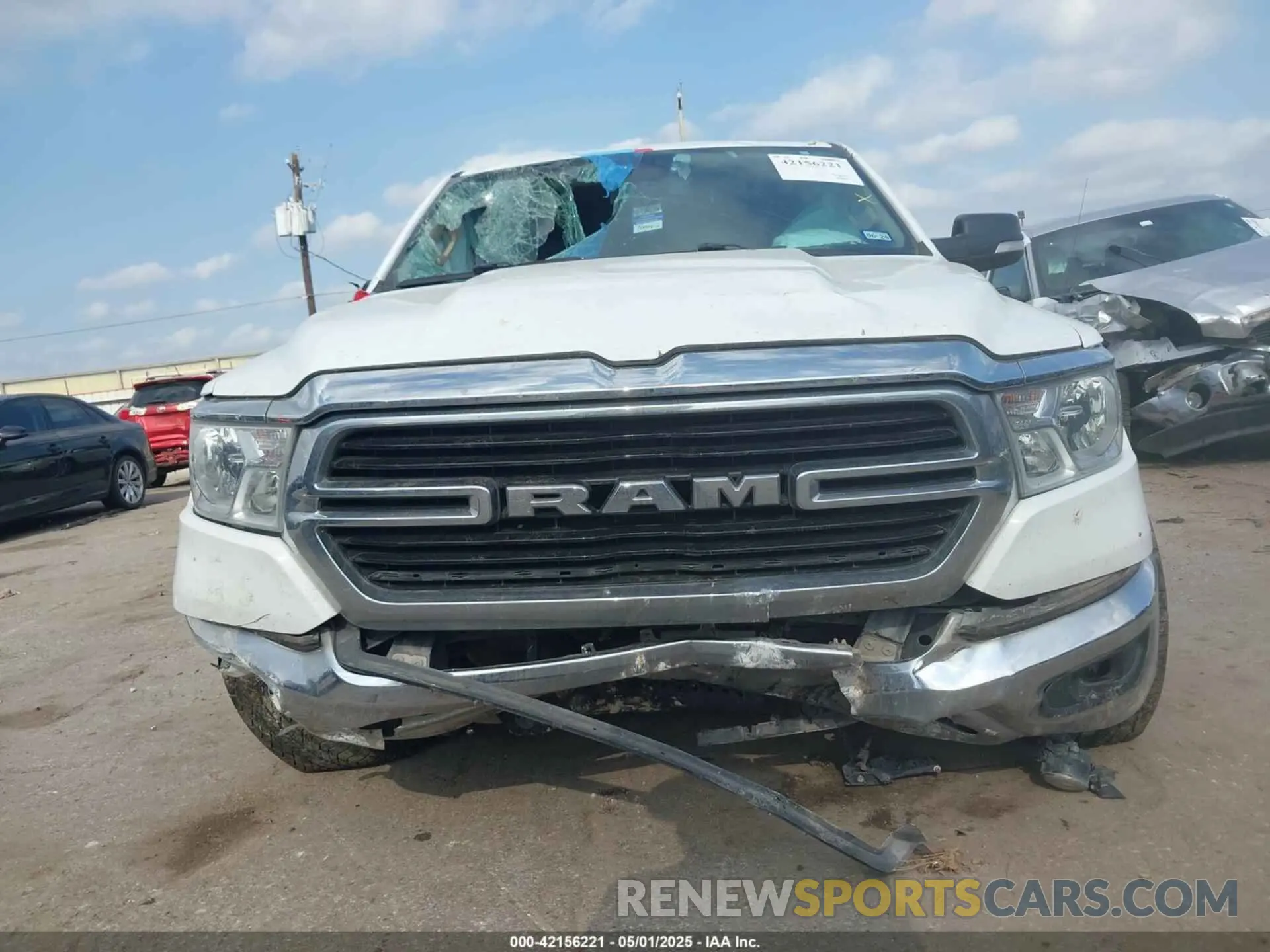6 fotografías del automóvil dañado 1C6RREFT5KN596490 RAM 1500 2019