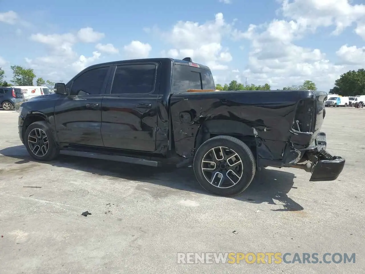 2 fotografías del automóvil dañado 1C6RREFT5KN639838 RAM 1500 2019