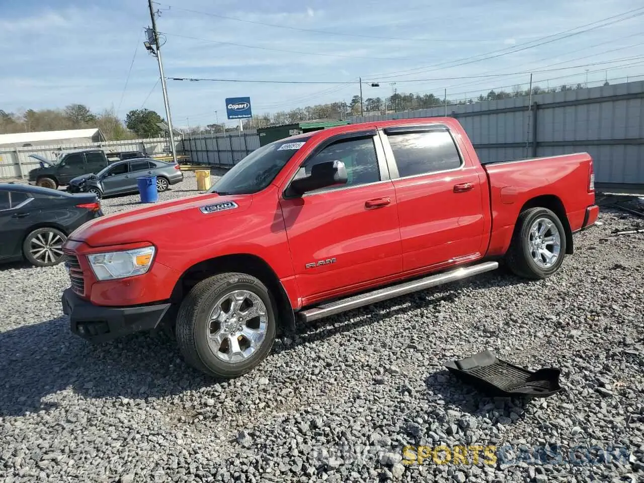 1 fotografías del automóvil dañado 1C6RREFT5KN664285 RAM 1500 2019