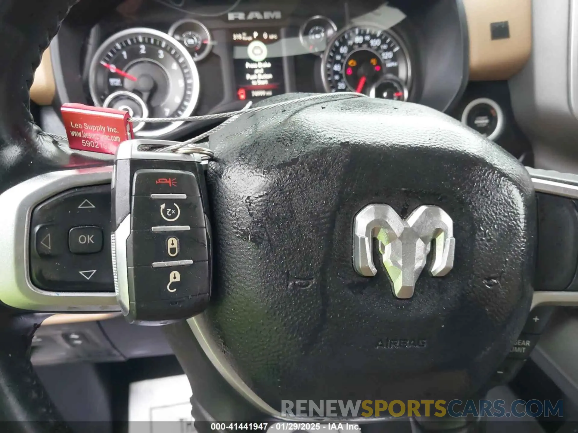 11 fotografías del automóvil dañado 1C6RREFT5KN848027 RAM 1500 2019