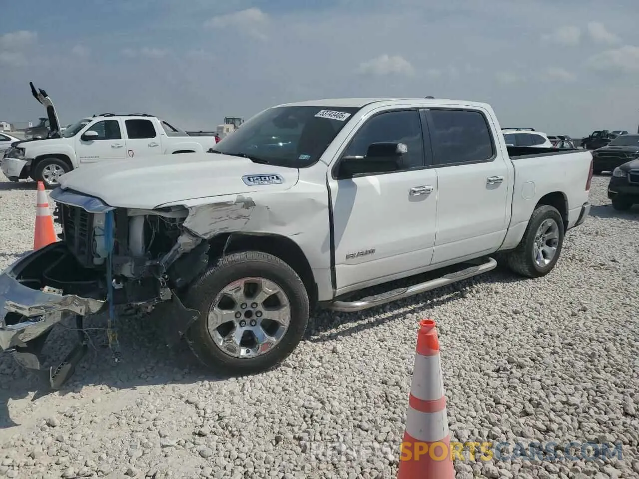1 fotografías del automóvil dañado 1C6RREFT8KN527101 RAM 1500 2019