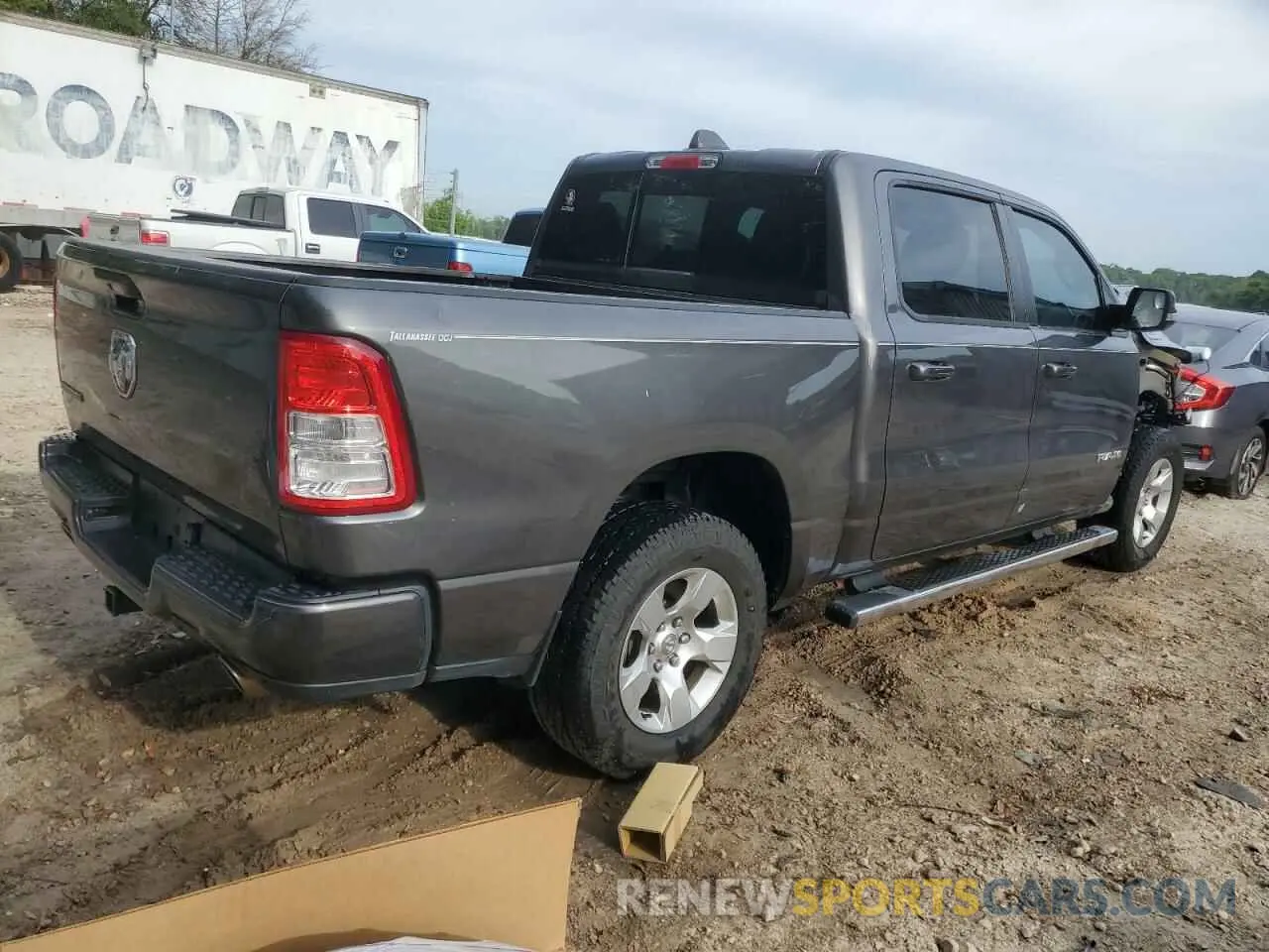 3 fotografías del automóvil dañado 1C6RREFT8KN548689 RAM 1500 2019