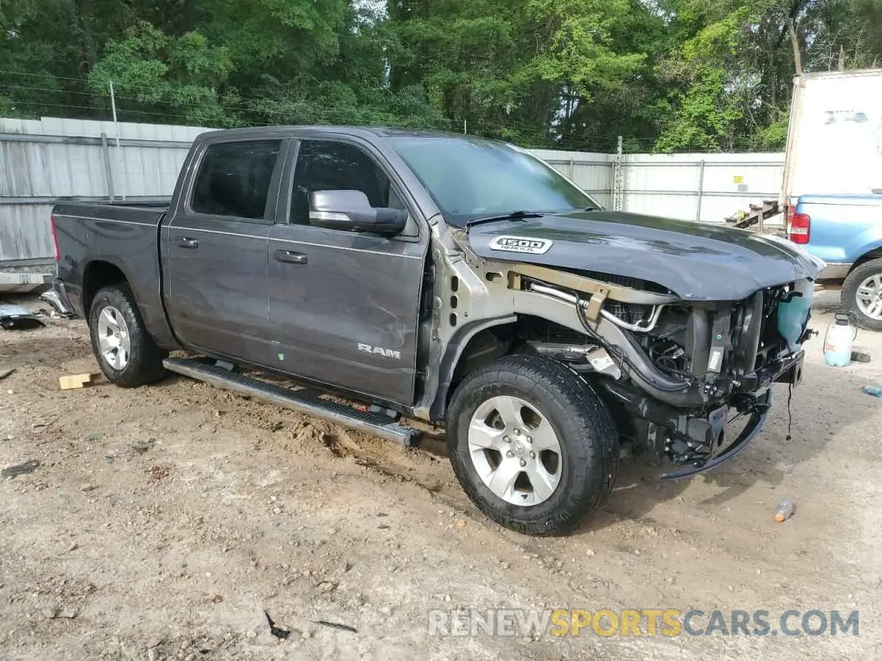 4 fotografías del automóvil dañado 1C6RREFT8KN548689 RAM 1500 2019