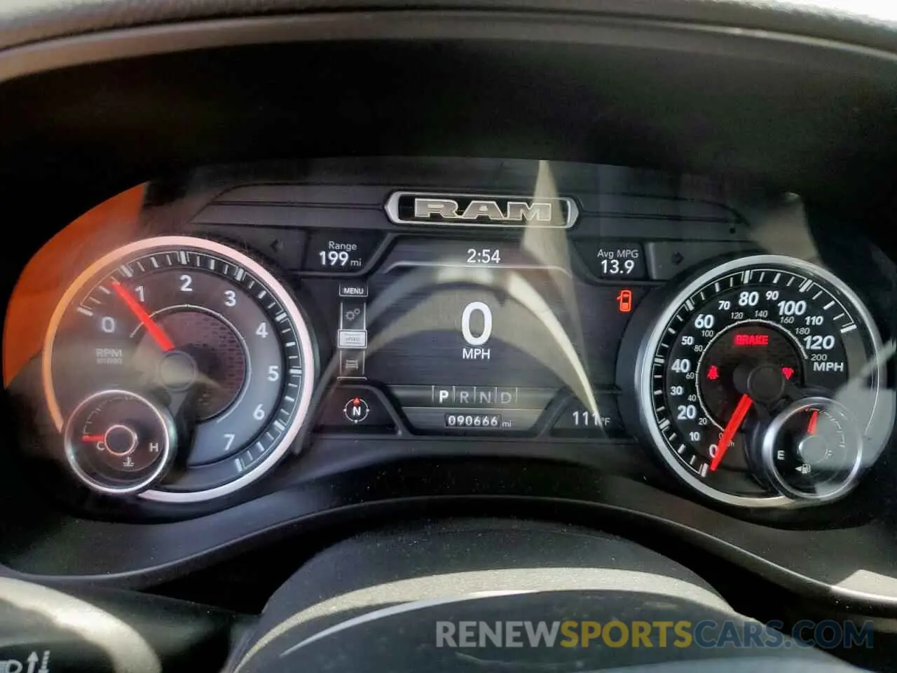 9 fotografías del automóvil dañado 1C6RREFT8KN568229 RAM 1500 2019