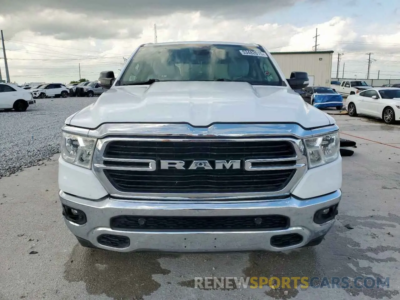 5 fotografías del automóvil dañado 1C6RREFT9KN596217 RAM 1500 2019