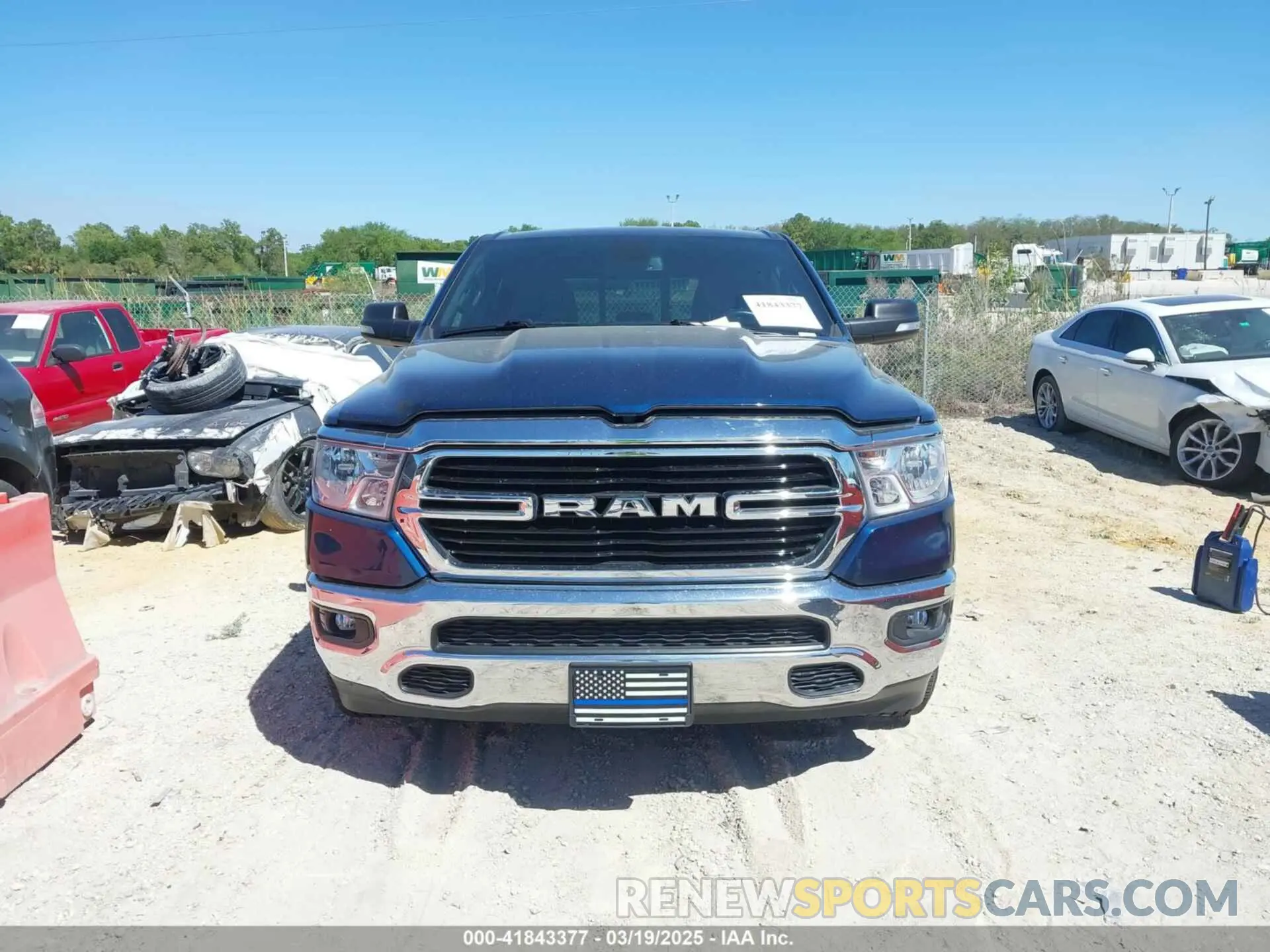 11 fotografías del automóvil dañado 1C6RREFTXKN628558 RAM 1500 2019