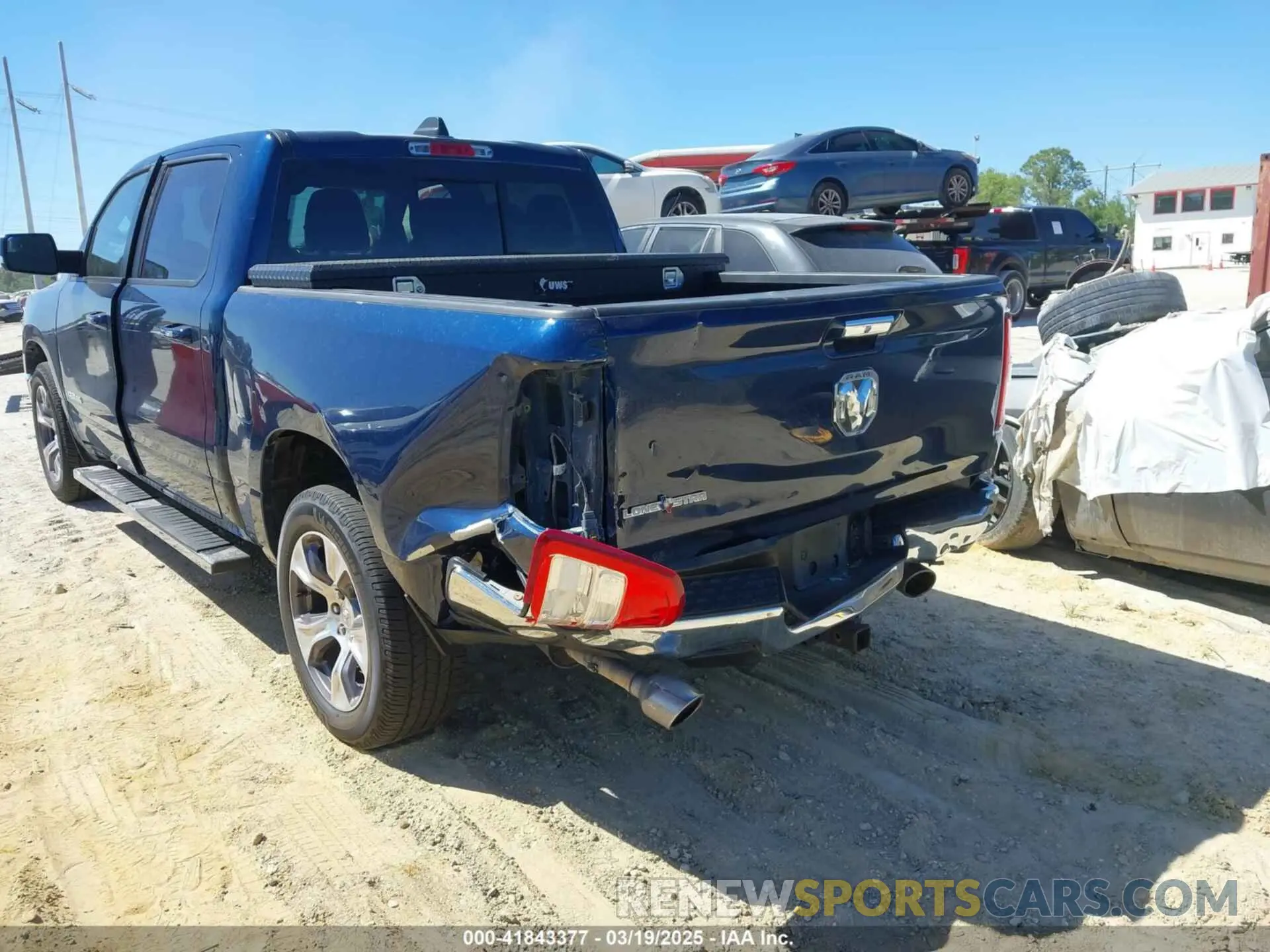 6 fotografías del automóvil dañado 1C6RREFTXKN628558 RAM 1500 2019