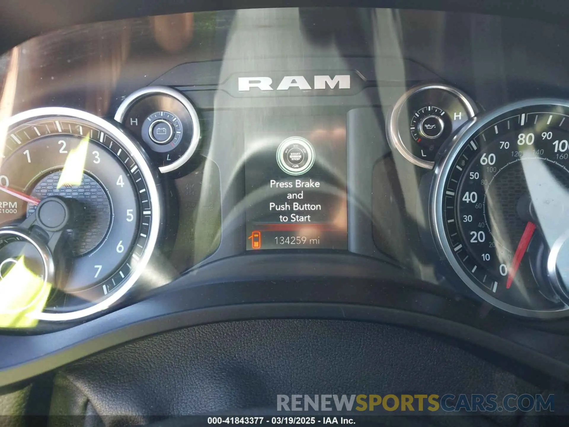 7 fotografías del automóvil dañado 1C6RREFTXKN628558 RAM 1500 2019