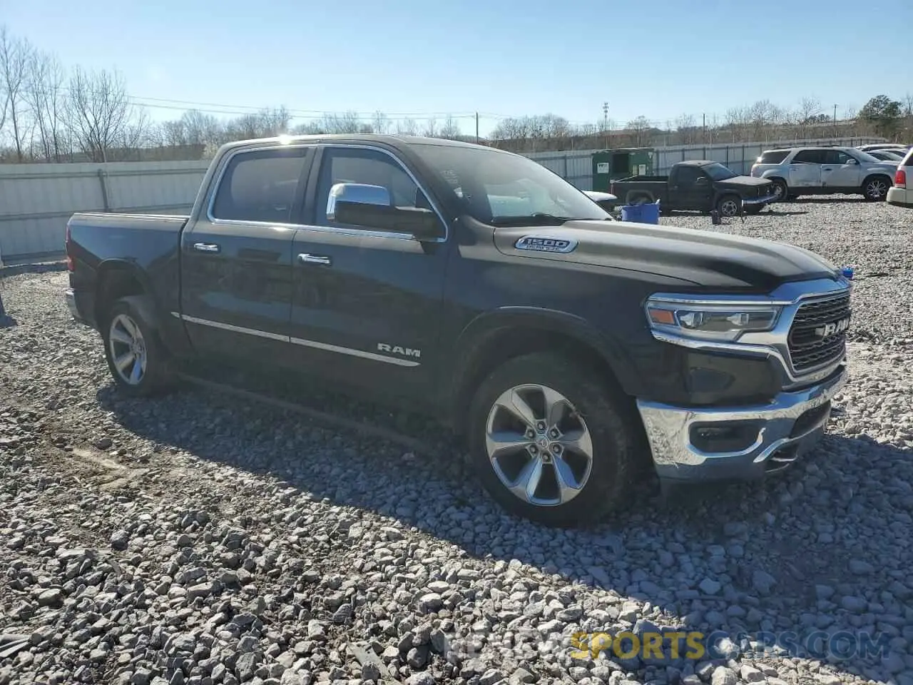 4 fotografías del automóvil dañado 1C6RREHT4KN502550 RAM 1500 2019