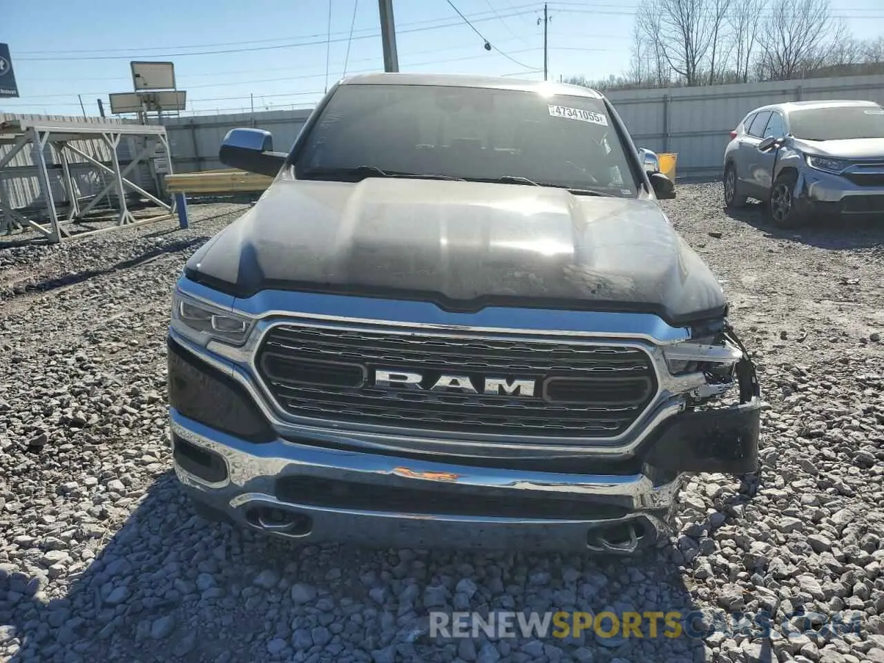 5 fotografías del automóvil dañado 1C6RREHT4KN502550 RAM 1500 2019