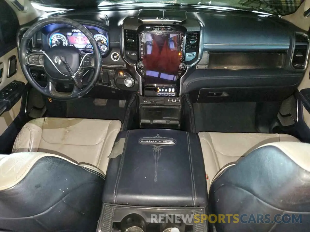 8 fotografías del automóvil dañado 1C6RREHT4KN771003 RAM 1500 2019
