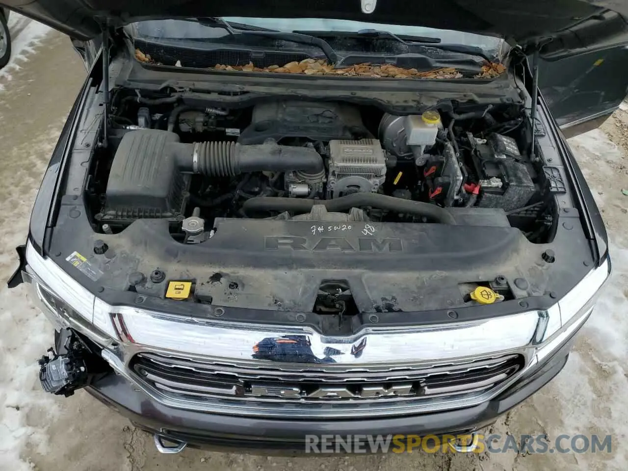 11 fotografías del automóvil dañado 1C6RREHT6KN827457 RAM 1500 2019