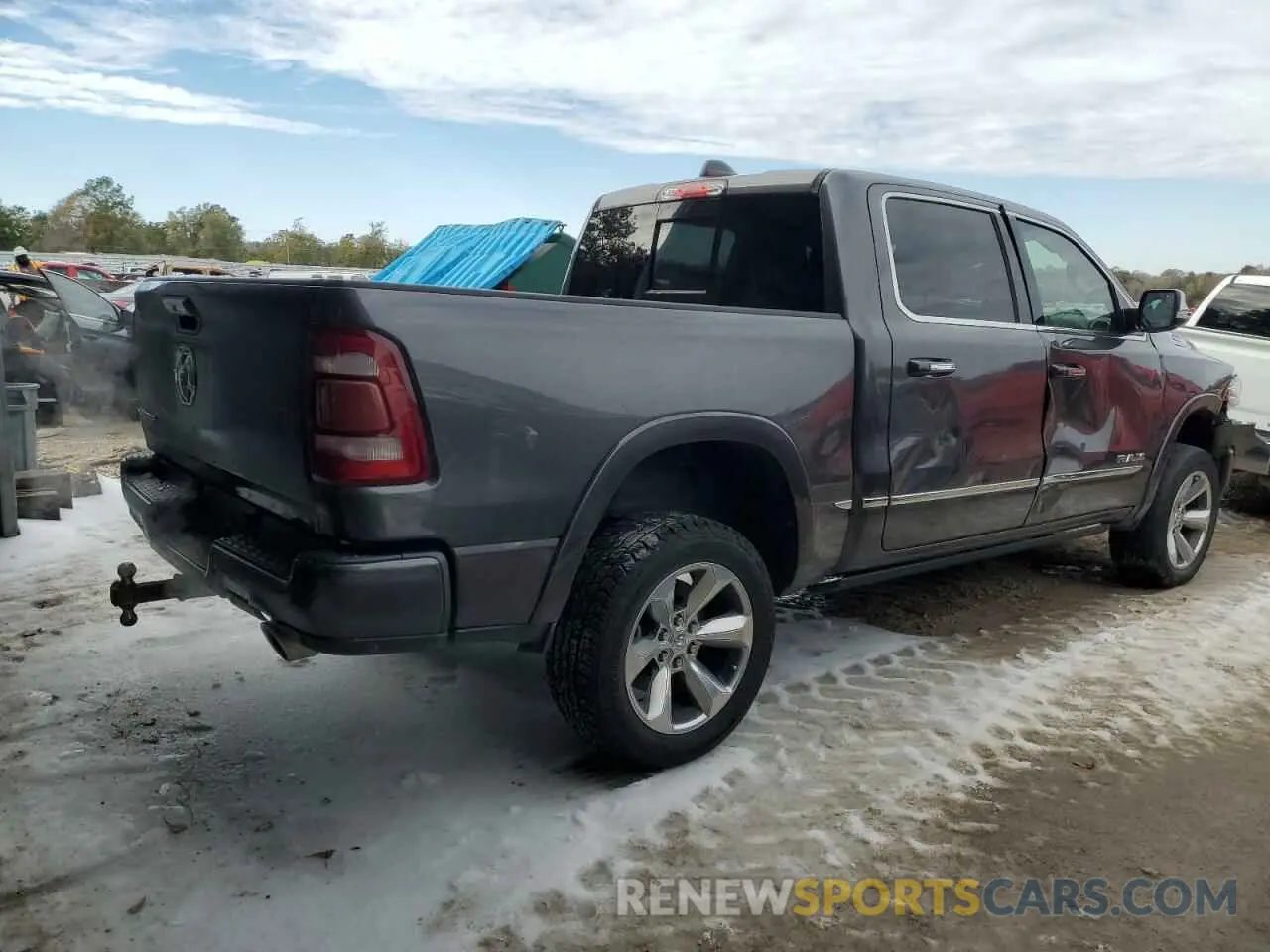 3 fotografías del automóvil dañado 1C6RREHT6KN827457 RAM 1500 2019