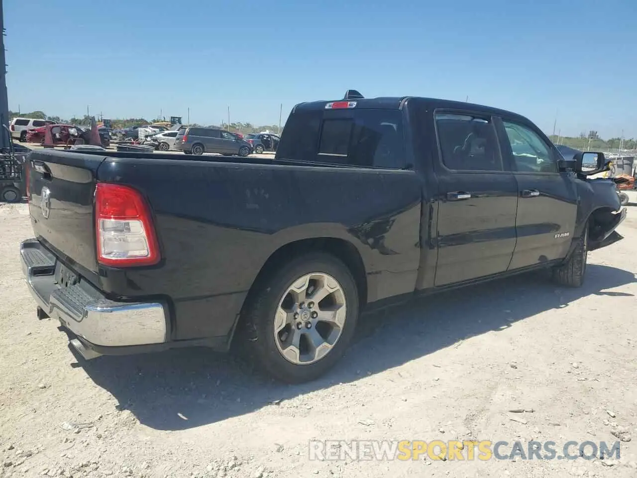 3 fotografías del automóvil dañado 1C6RREMT2KN730388 RAM 1500 2019
