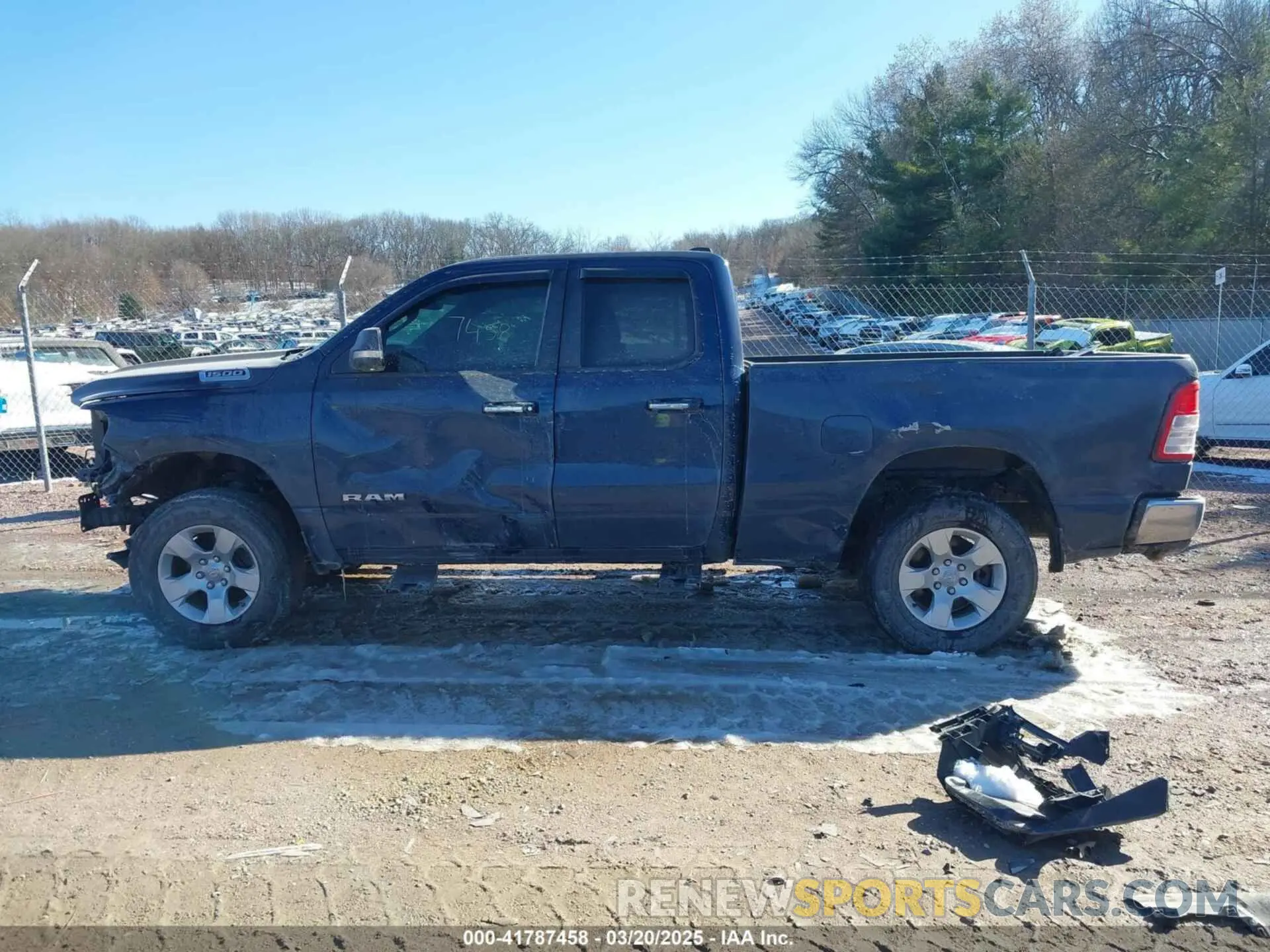 15 fotografías del automóvil dañado 1C6RRFBG4KN916221 RAM 1500 2019