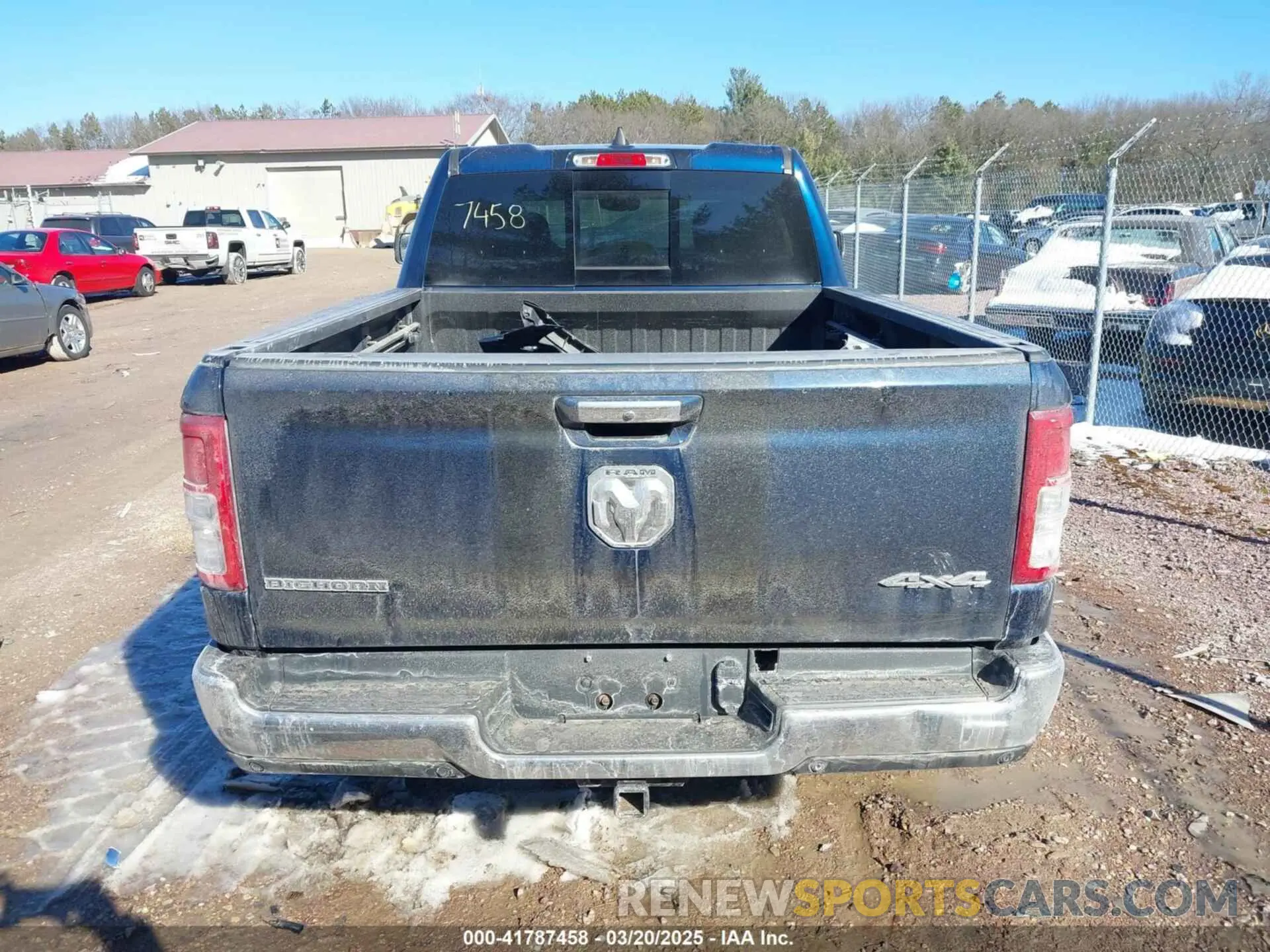 17 fotografías del automóvil dañado 1C6RRFBG4KN916221 RAM 1500 2019