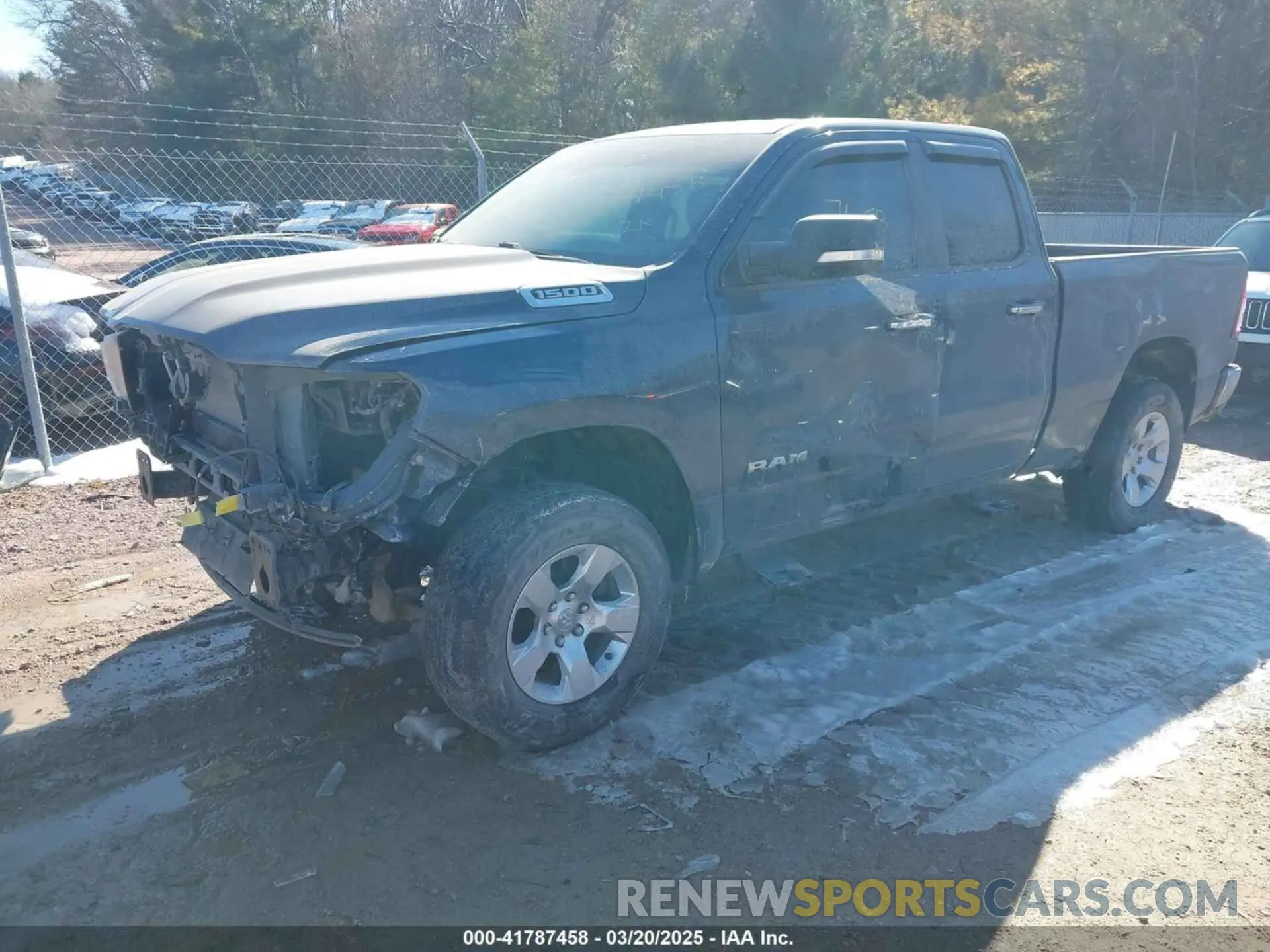 2 fotografías del automóvil dañado 1C6RRFBG4KN916221 RAM 1500 2019