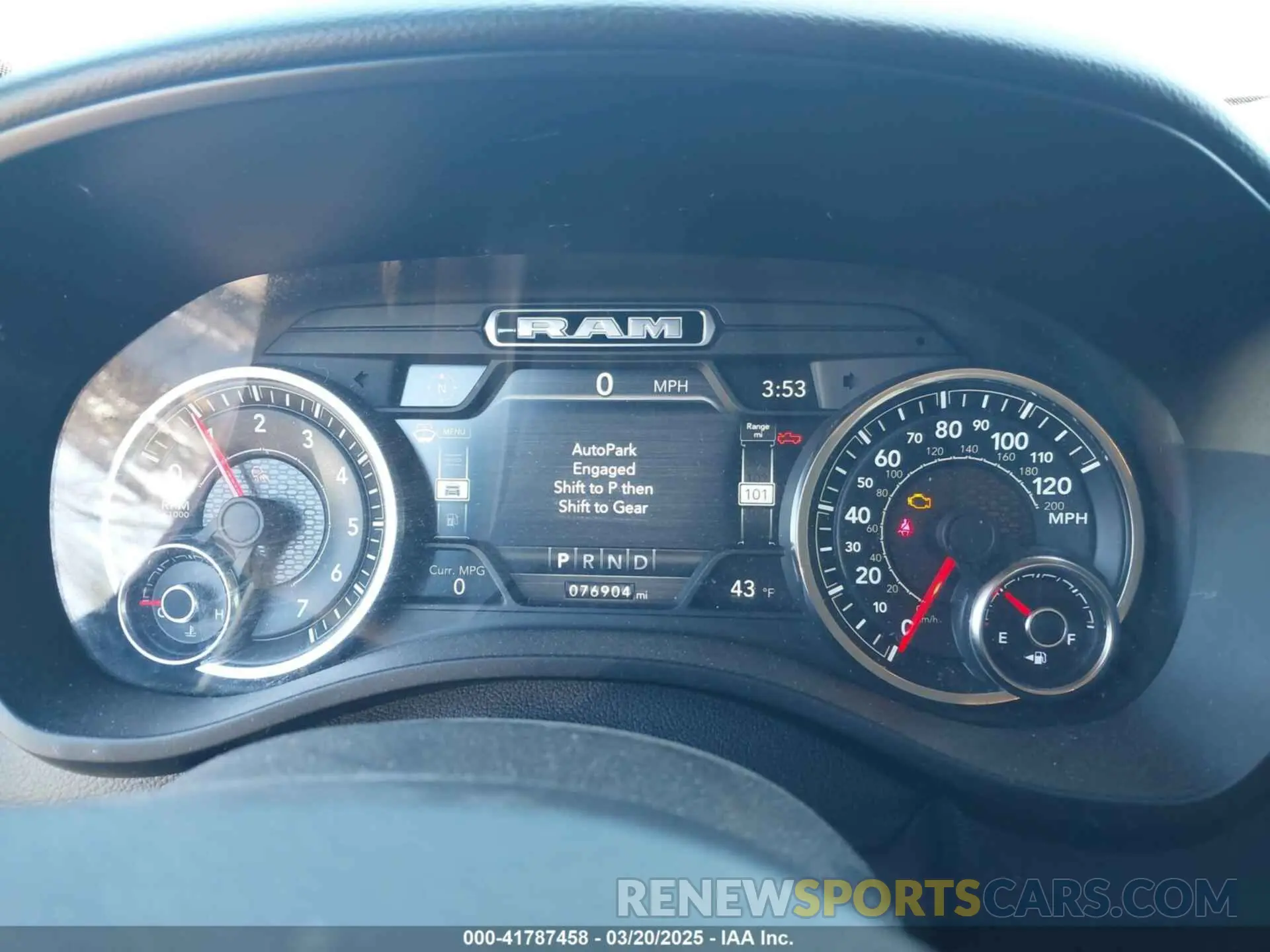 7 fotografías del automóvil dañado 1C6RRFBG4KN916221 RAM 1500 2019